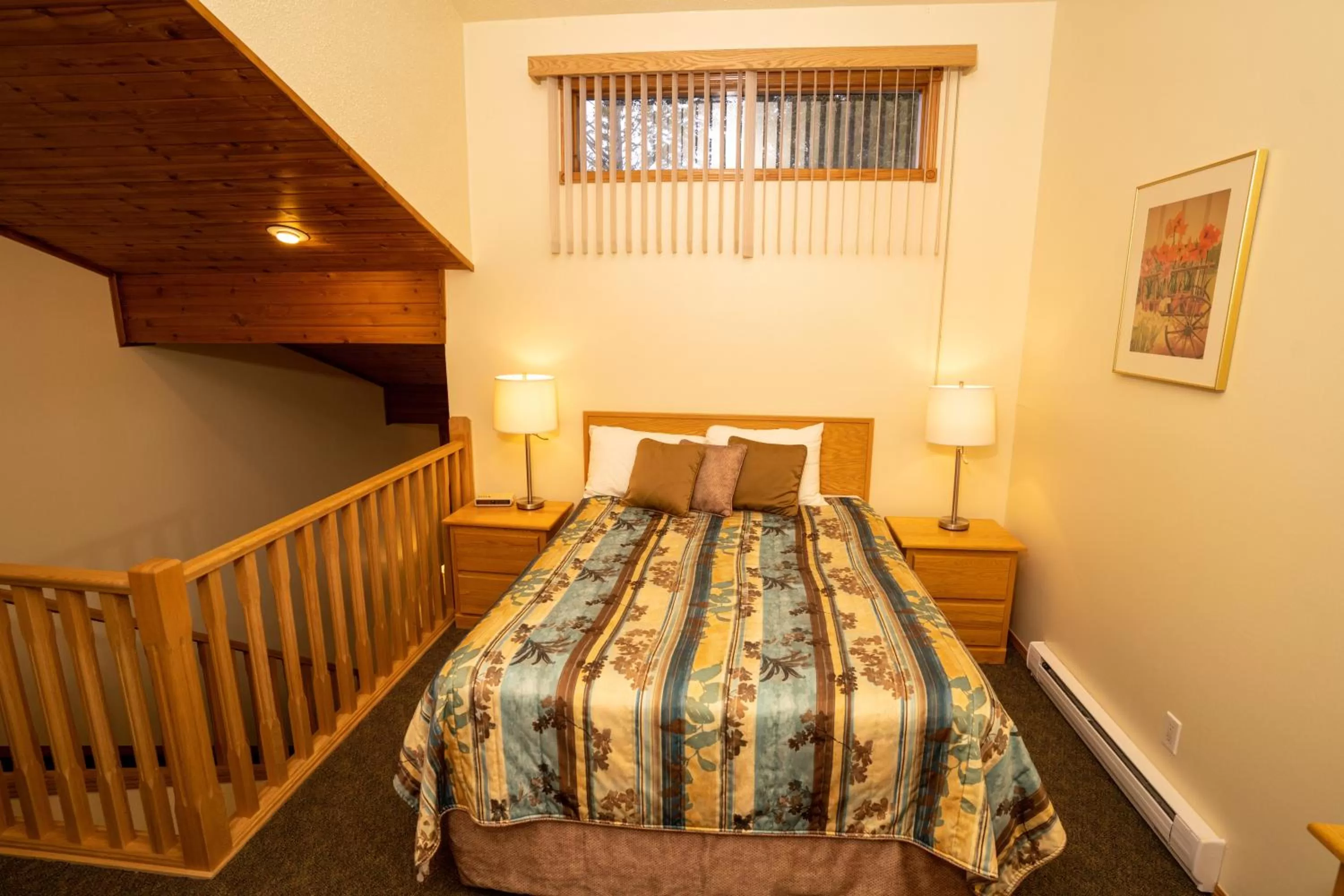 Bed in Fairmont Hot Springs Resort