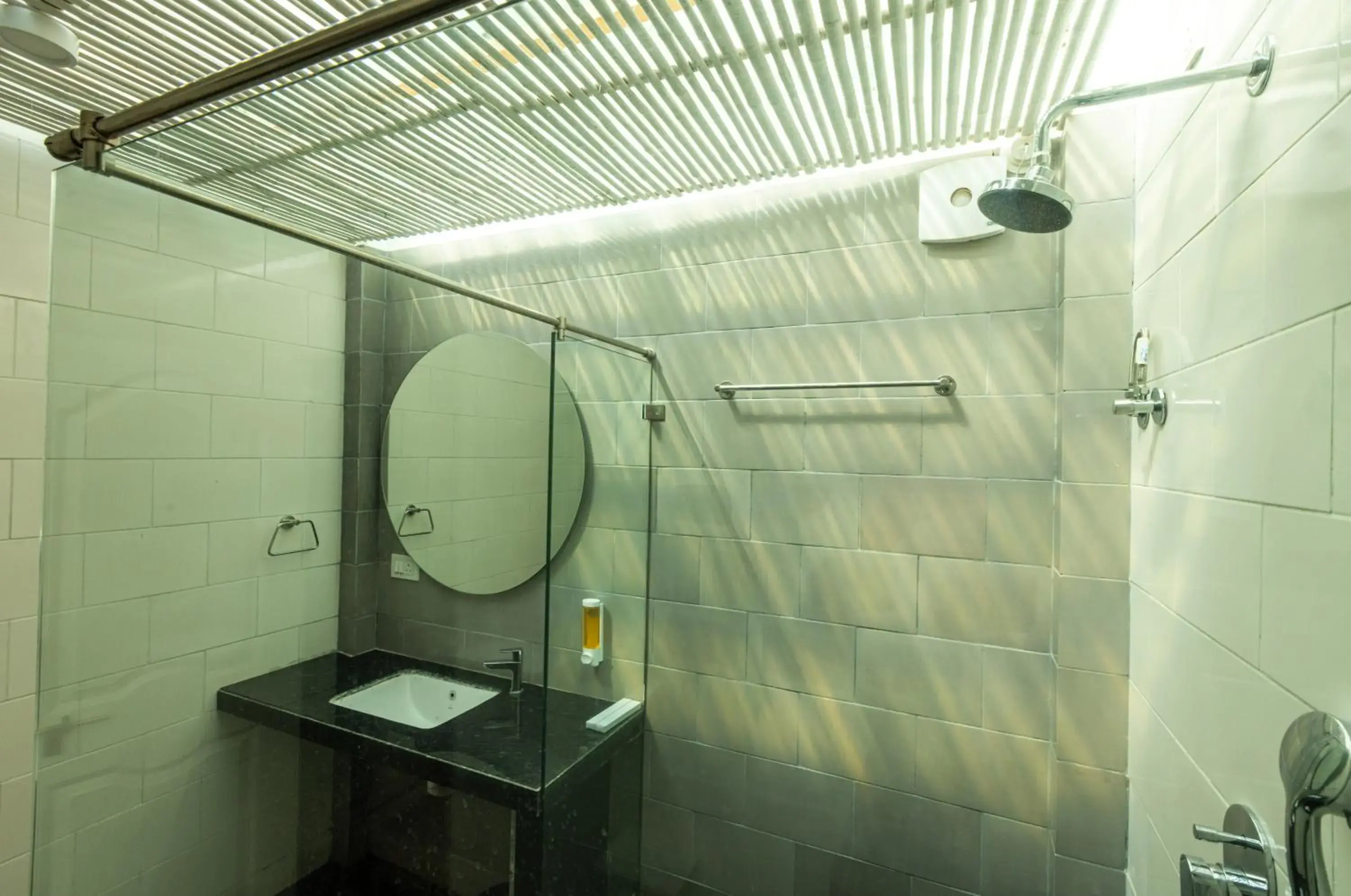 Bathroom in OCEANATURE ALIBAUG