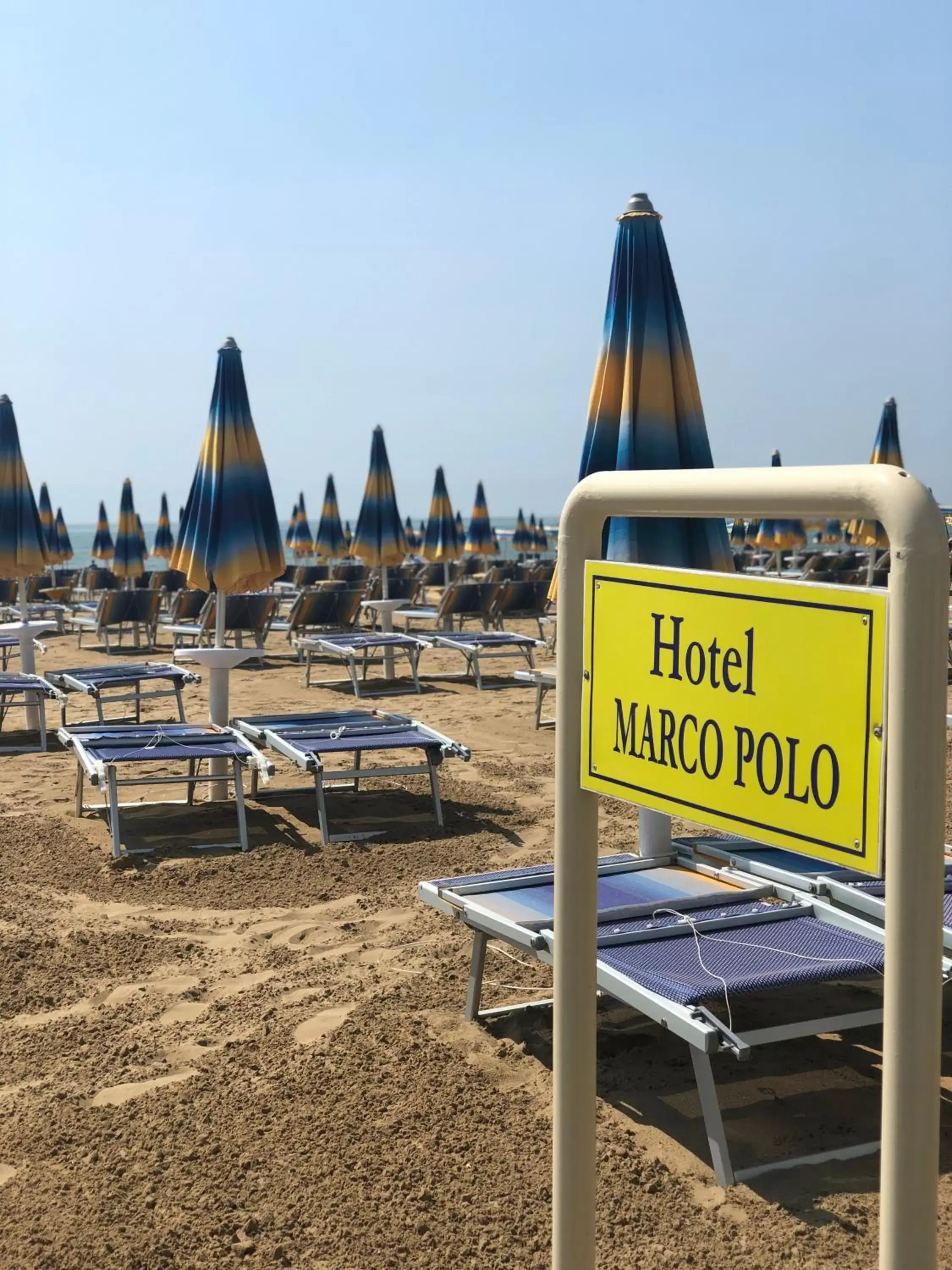 Beach in Hotel Marco Polo