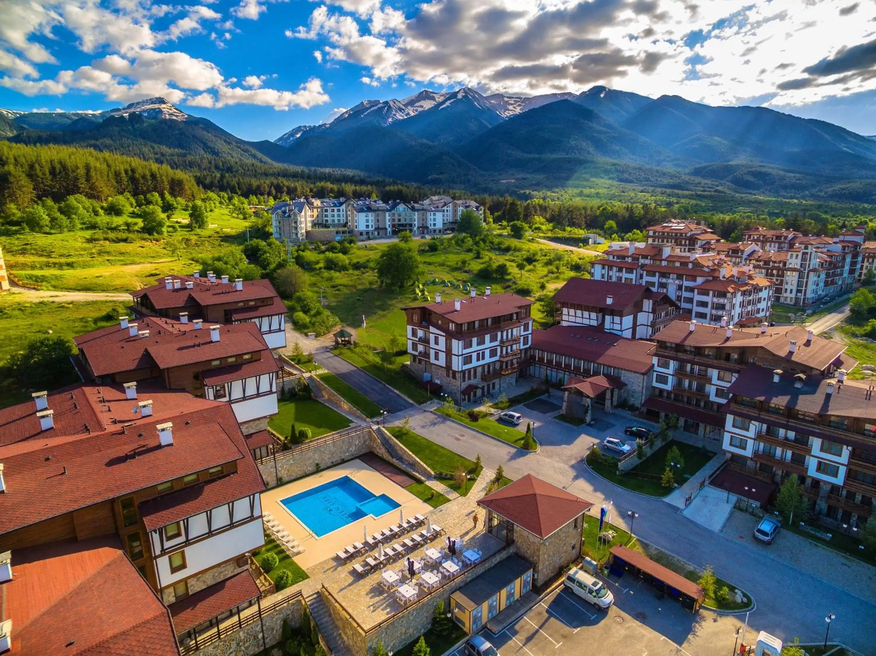 Bird's eye view in Green Life Bansko Bird's eye view in Green Life Bansko