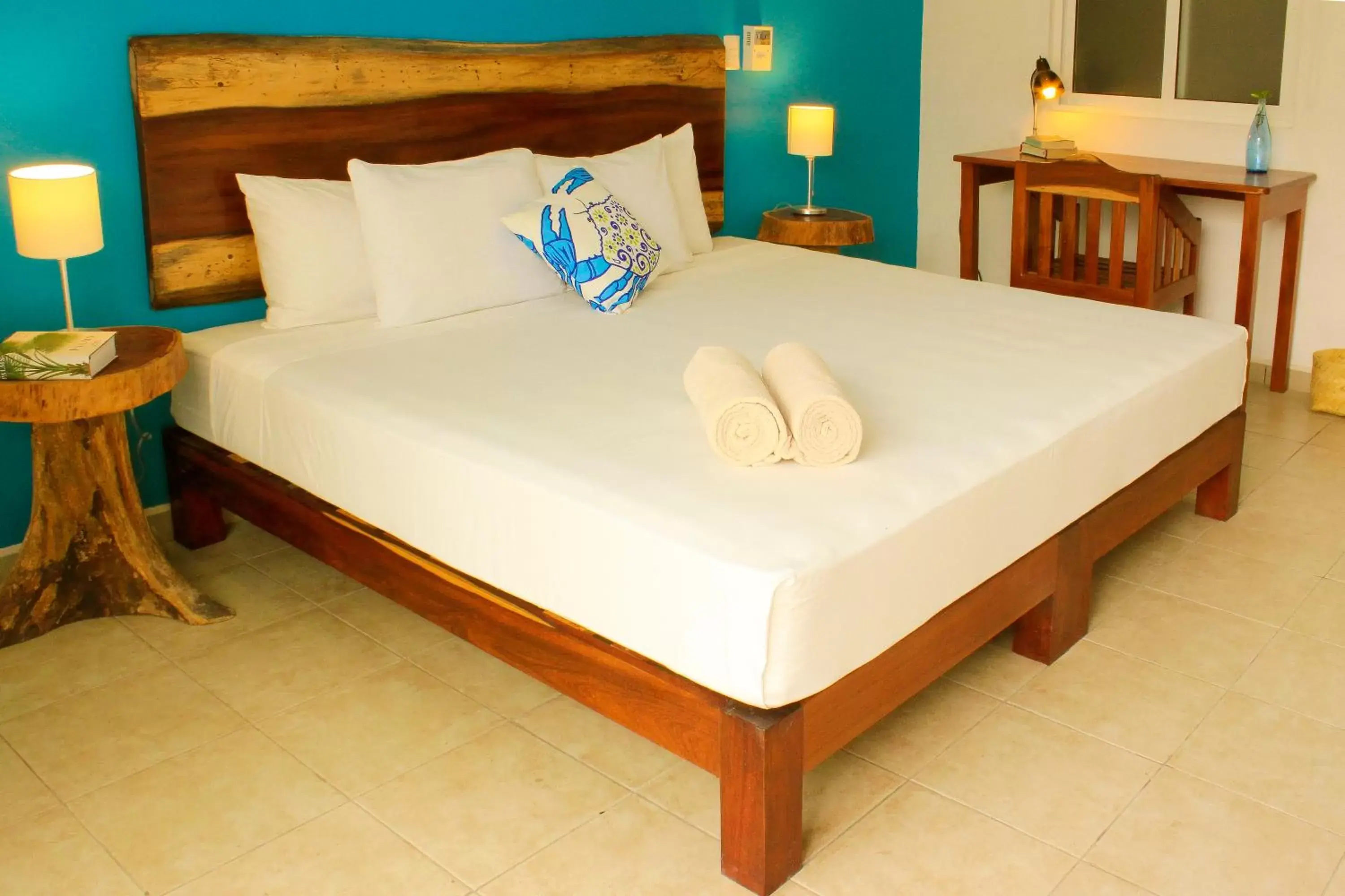 Photo of the whole room, Bed in La Palmita Budget Boutique Hotel