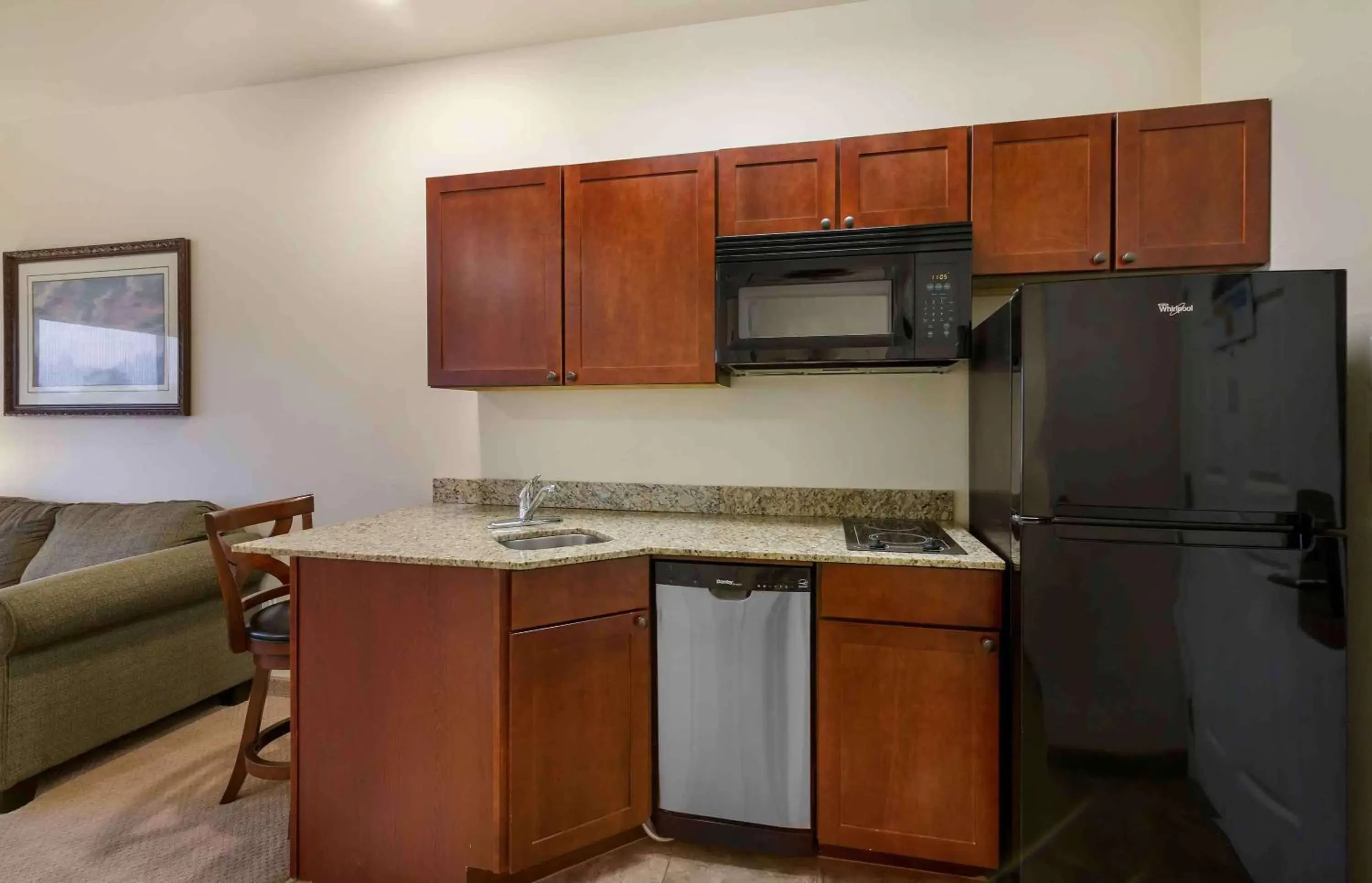 Bedroom, Kitchen/Kitchenette in Extended Stay Americas Suites - Minot