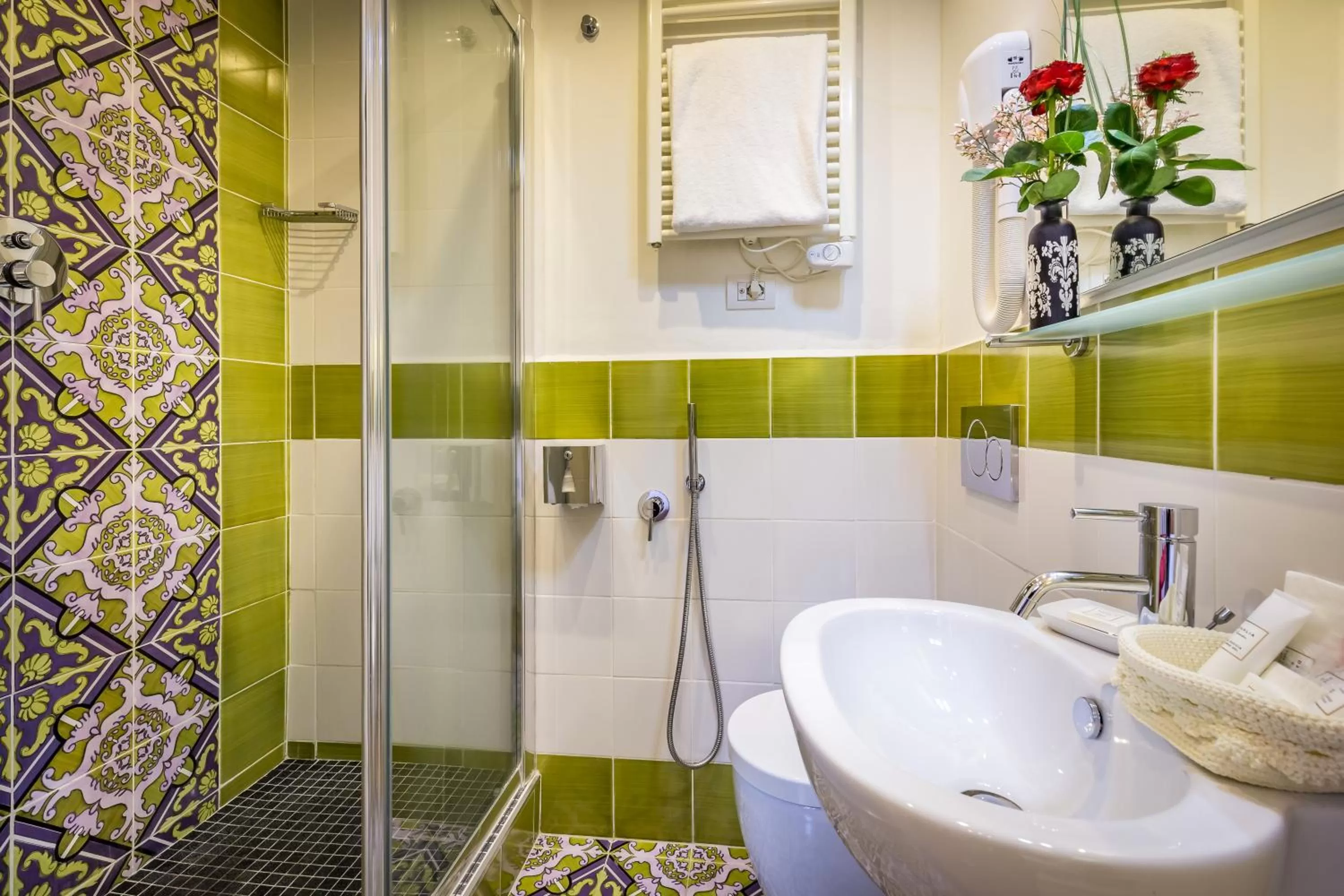 Shower in Hotel La Scaletta al Ponte Vecchio