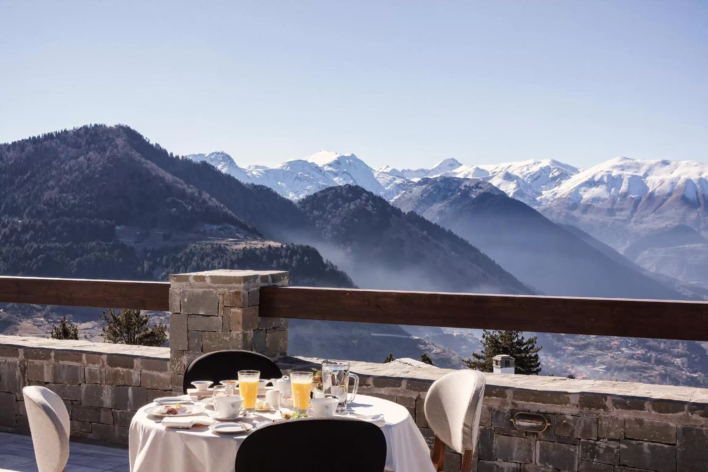 Balcony/Terrace in Grand Forest Metsovo - Leading Hotels of the World