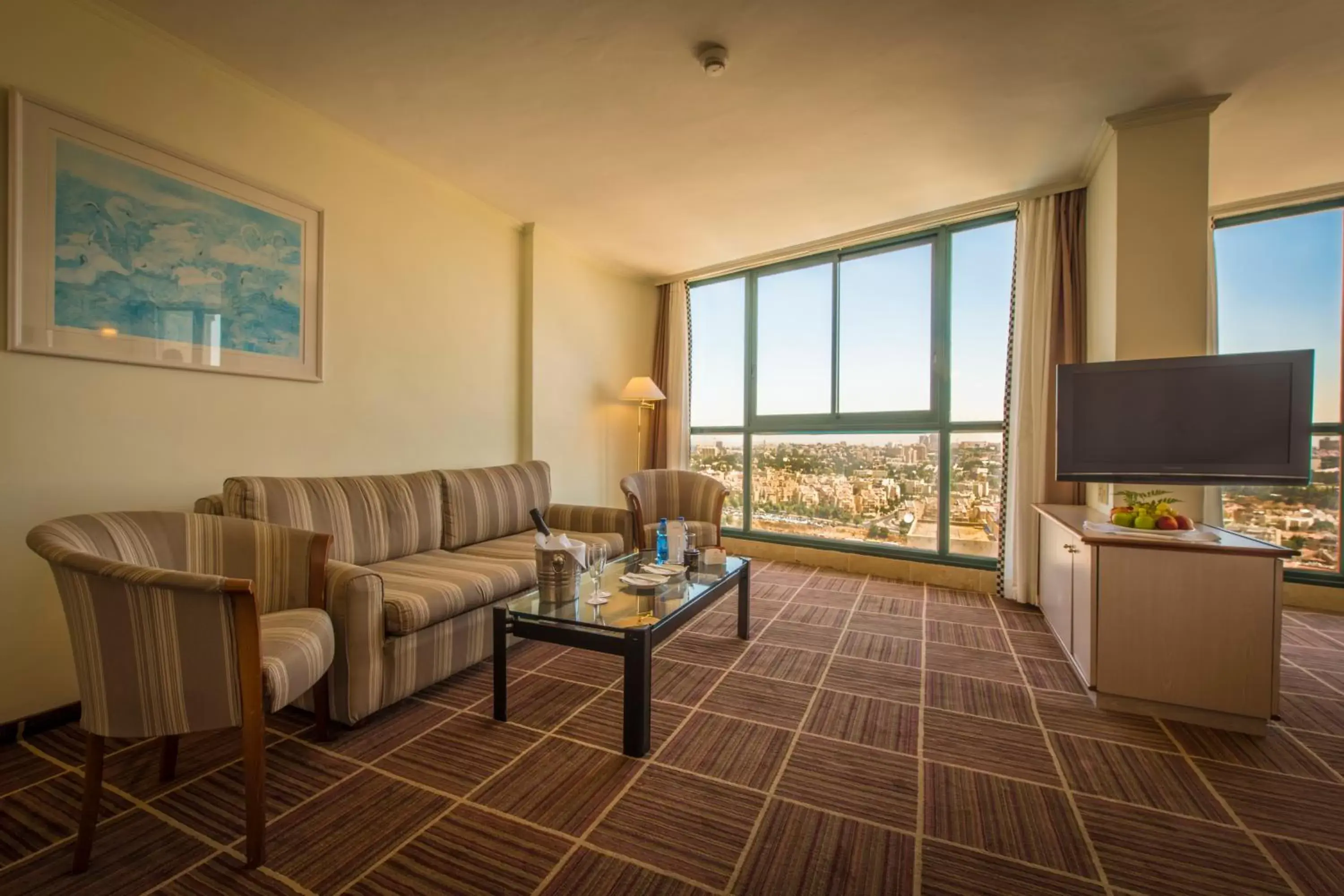 Seating Area in Shalom Jerusalem Hotel