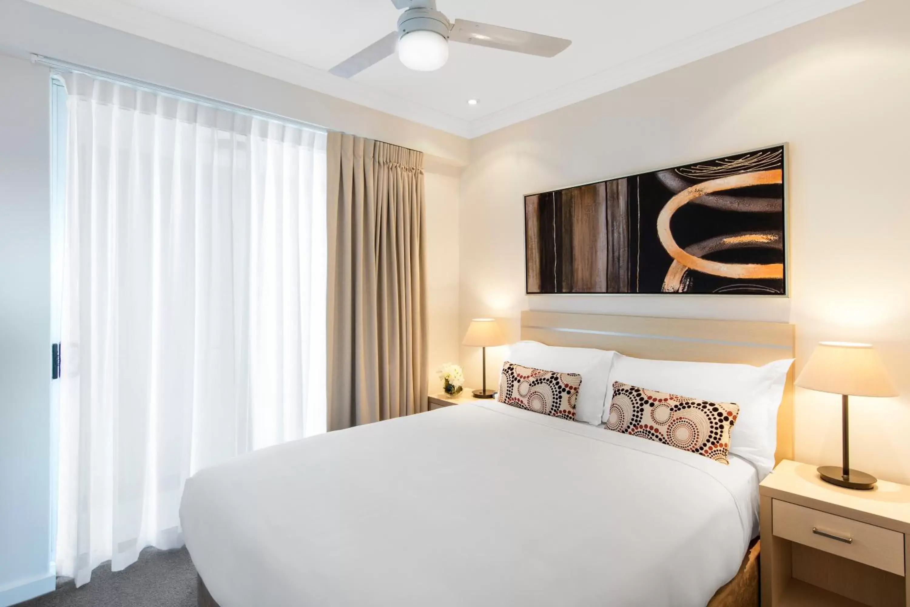 Bedroom, Room Photo in Oaks Brisbane Mews Suites
