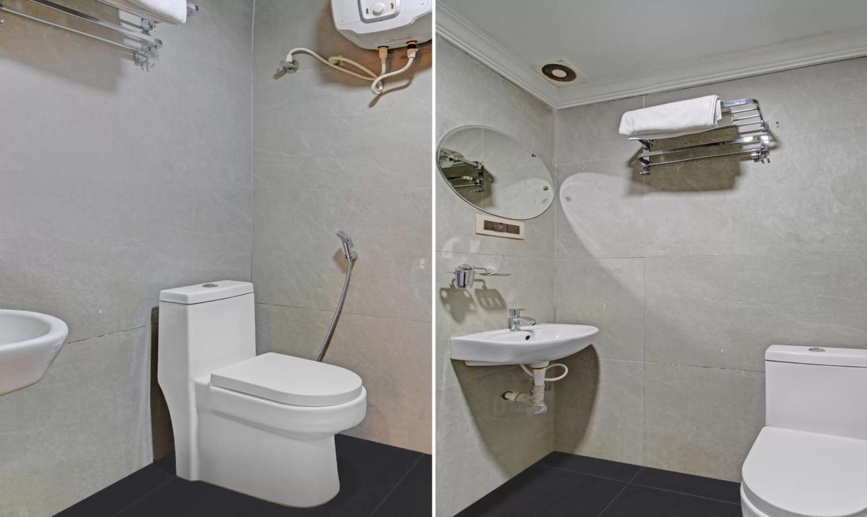 Toilet in Treebo Usha Vasavi Alipiri Road, 2 Km From Tirupati Central Bus Station