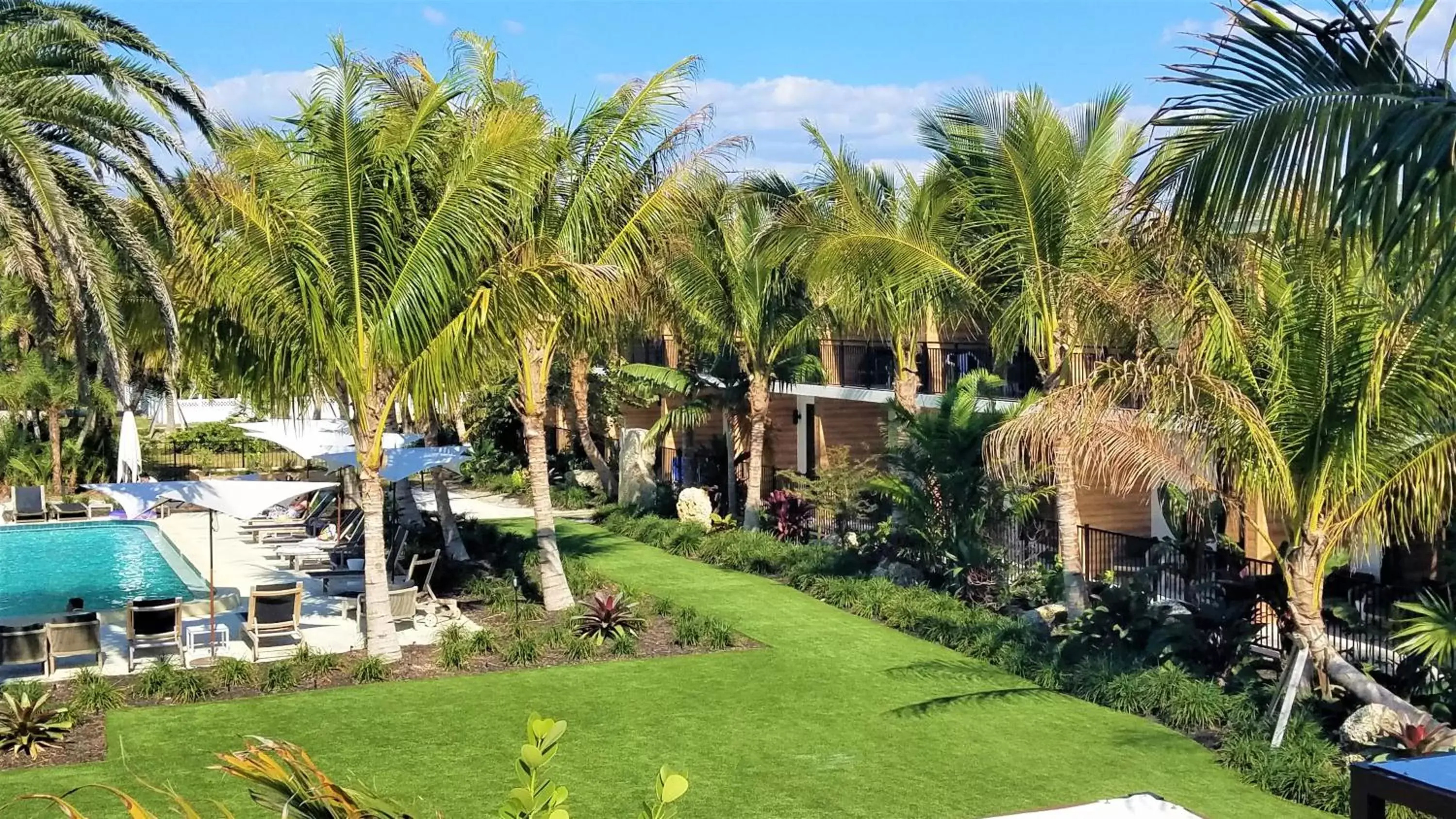 Garden view in Bali Hai Beachfront Resort and Spa Garden view in Bali Hai Beachfront Resort and Spa