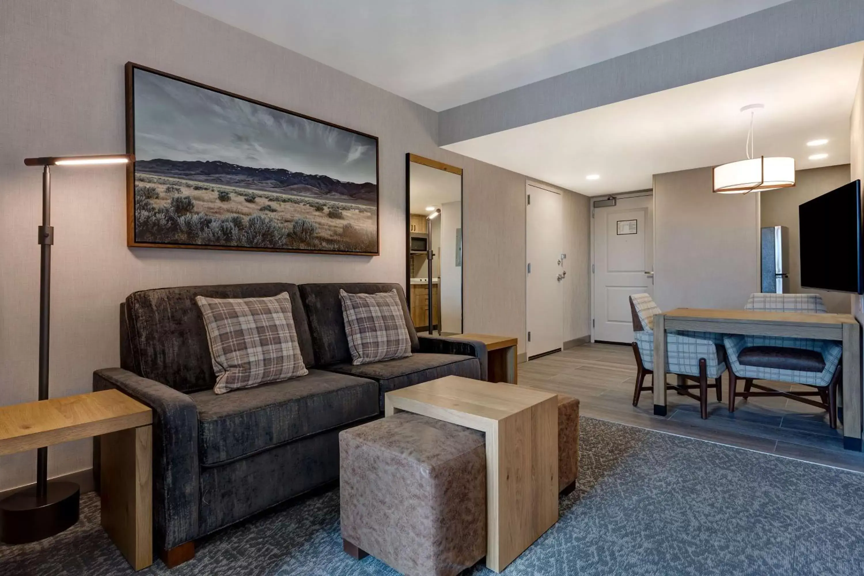 Living room, Seating Area in Homewood Suites By Hilton Eagle Boise, Id