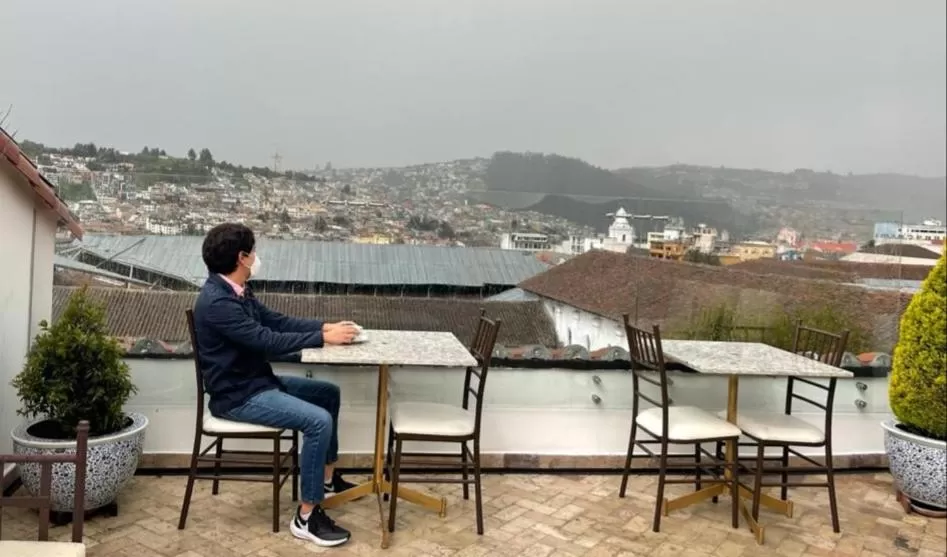 Balcony/Terrace in Adamas House Hotel Boutique