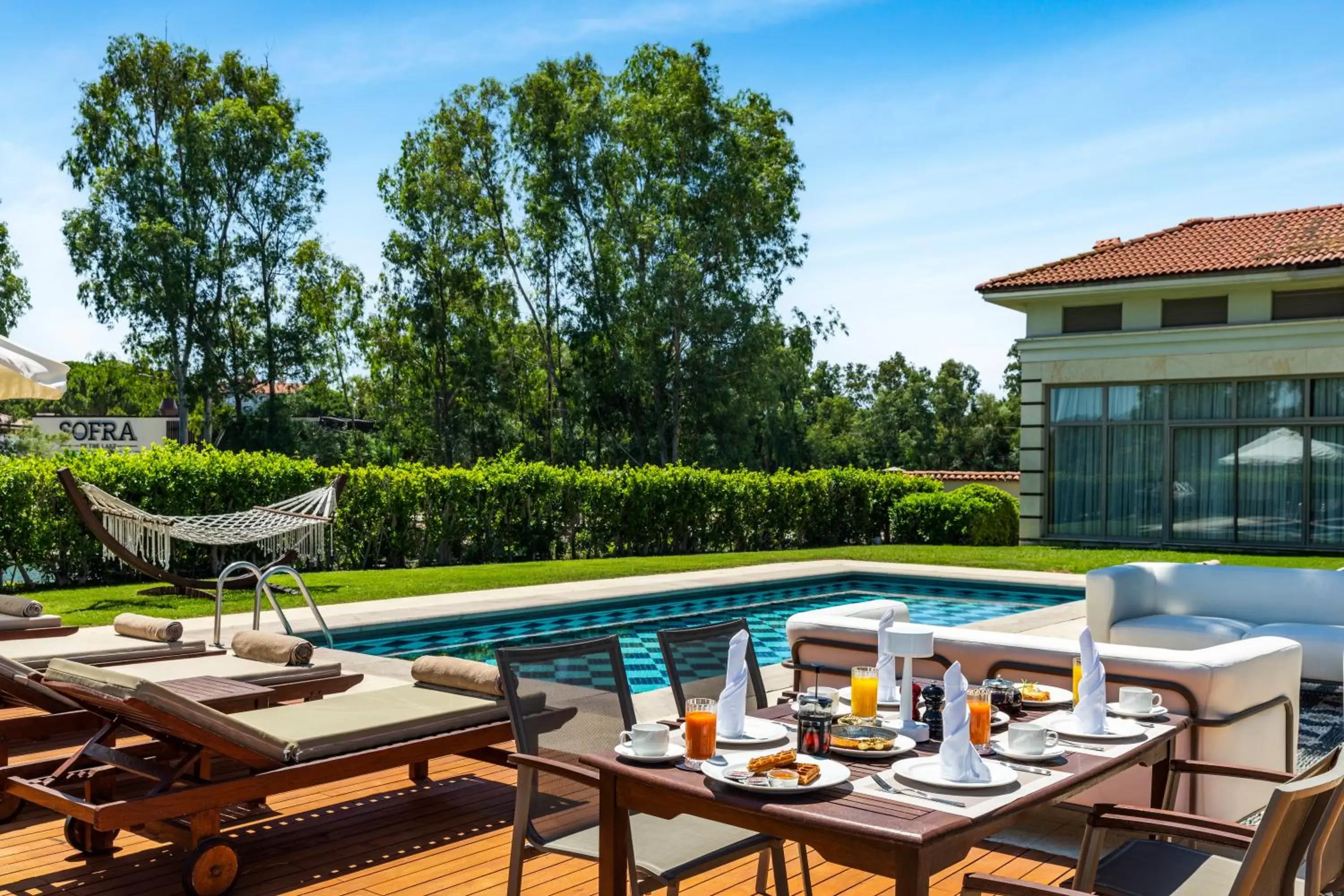 Swimming pool in Kempinski Hotel The Dome Belek