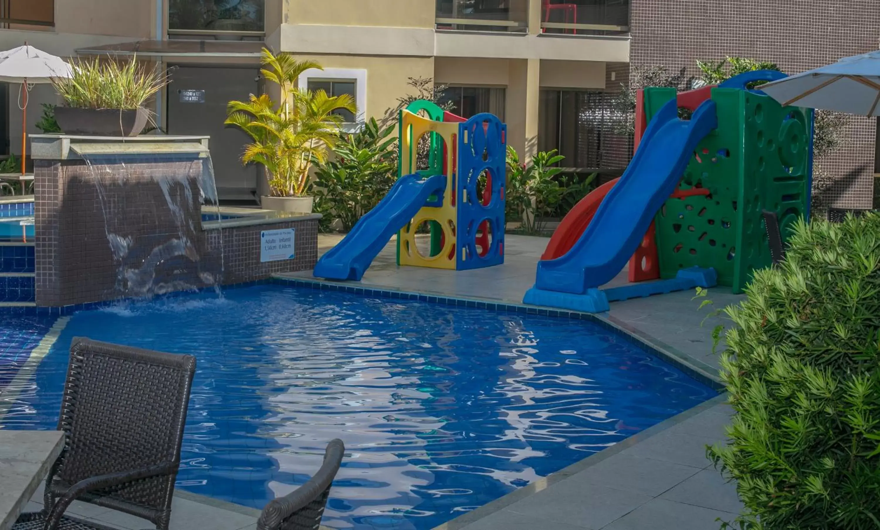 Children play ground, Swimming Pool in Safira Praia Hotel