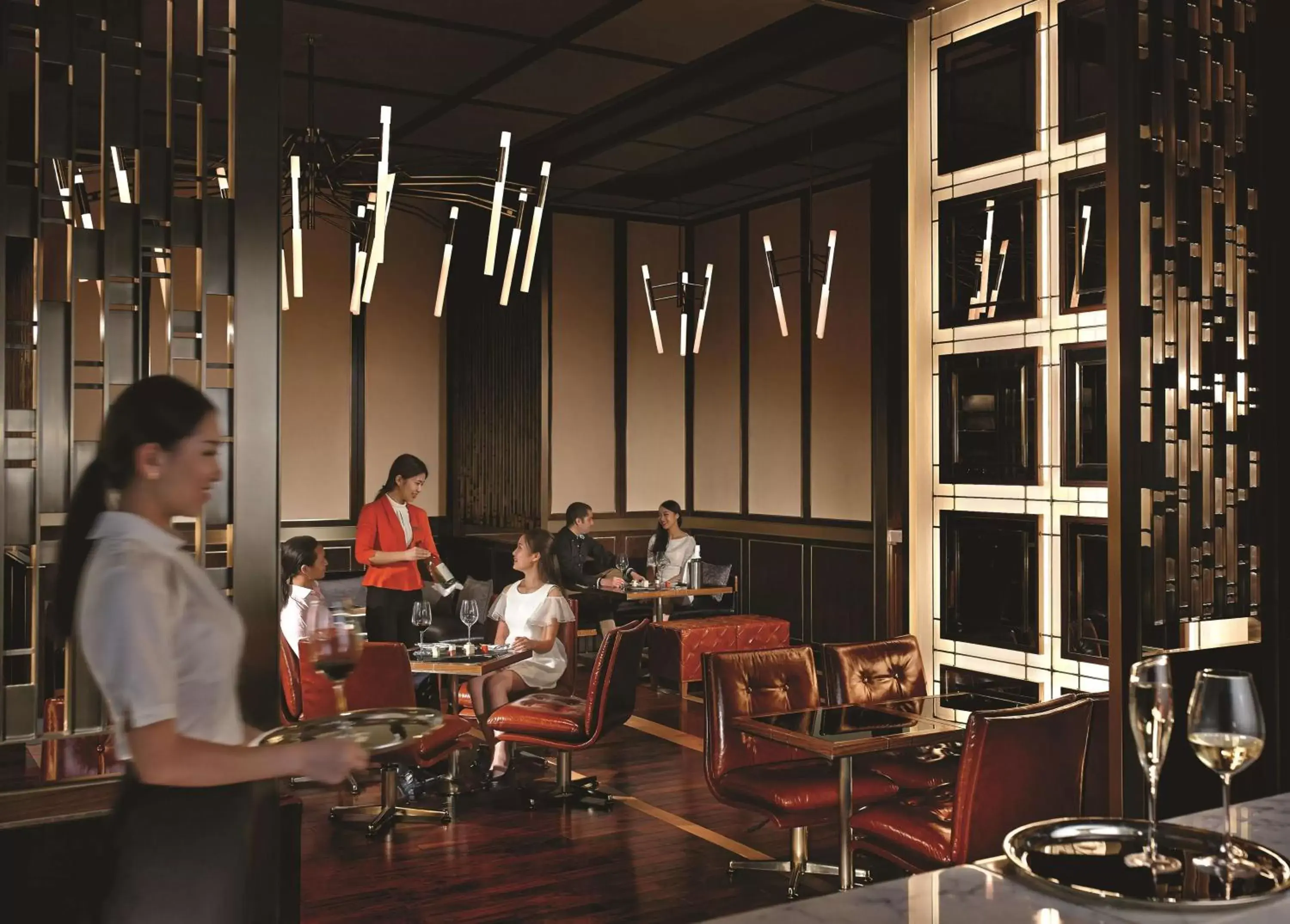 Lounge or bar, Restaurant/Places to Eat in Kerry Hotel, Beijing