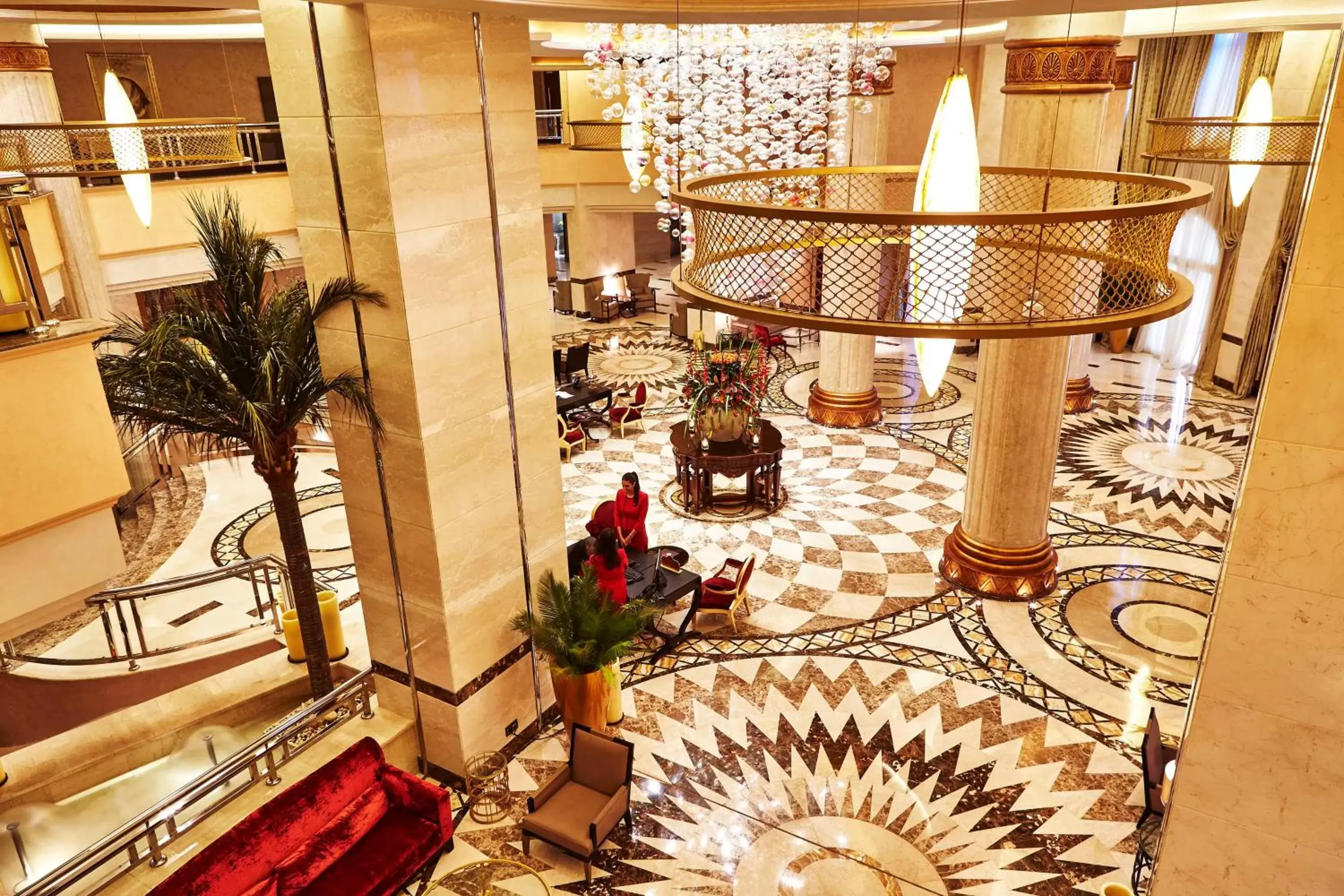 Lobby or reception in Royal Maxim Palace Kempinski Cairo