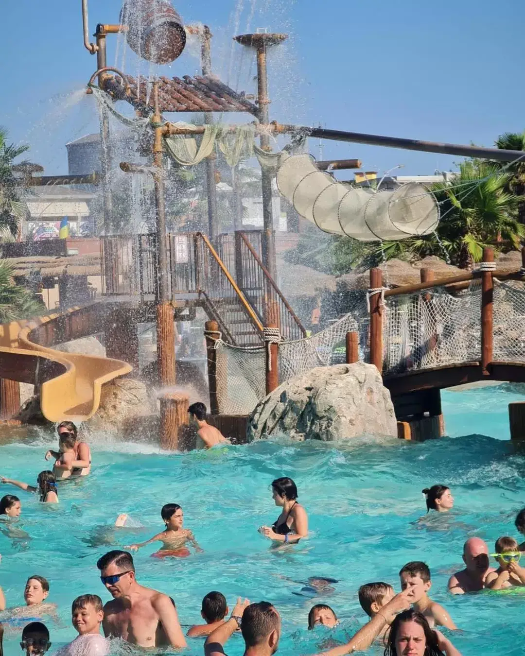 Water Park in Villaggio dei Fiori Apart- Hotel 3 Stars - Family Resort