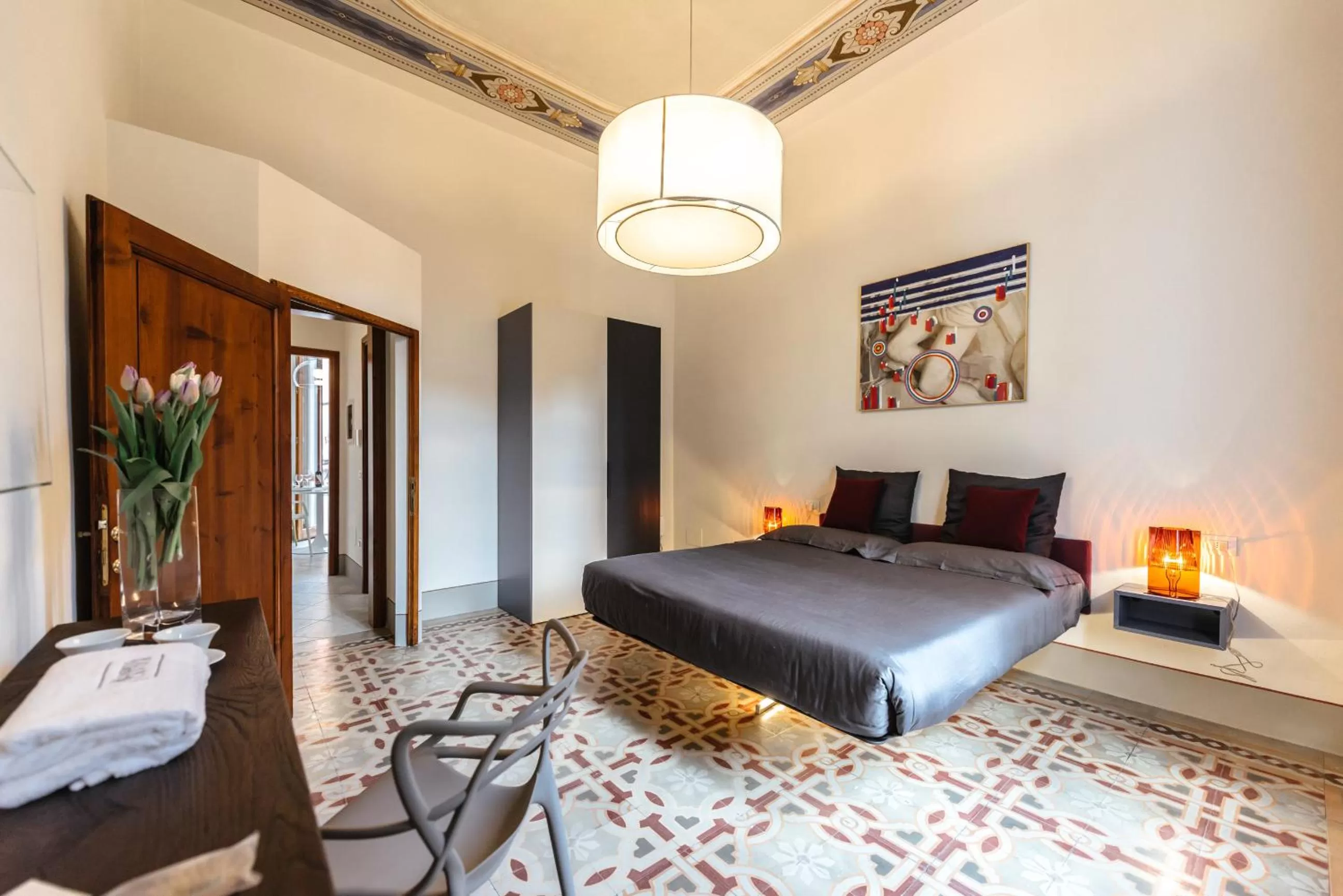 Bedroom, Bed in Residenza Cavour