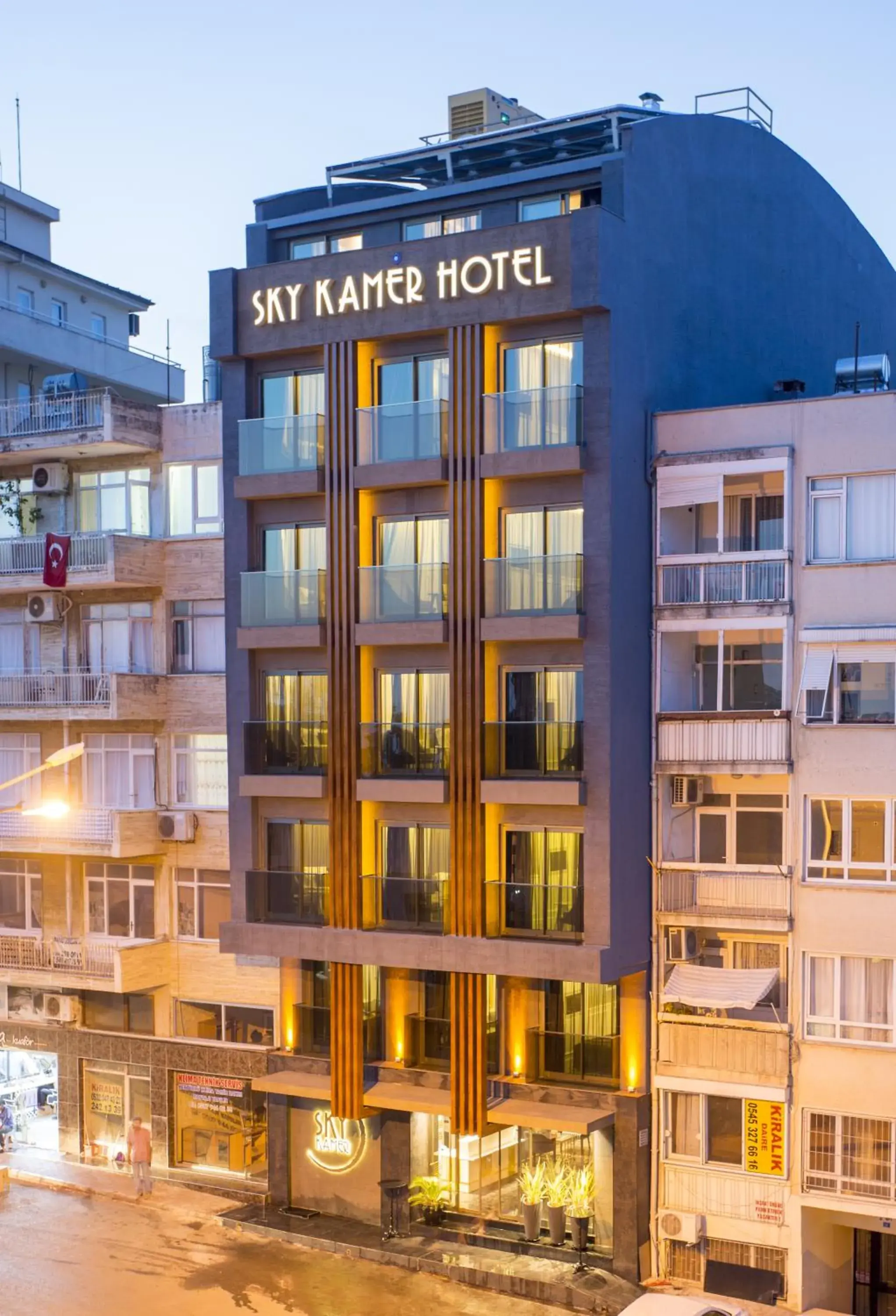 Facade/entrance, Property Building in Sky Kamer Hotel Antalya