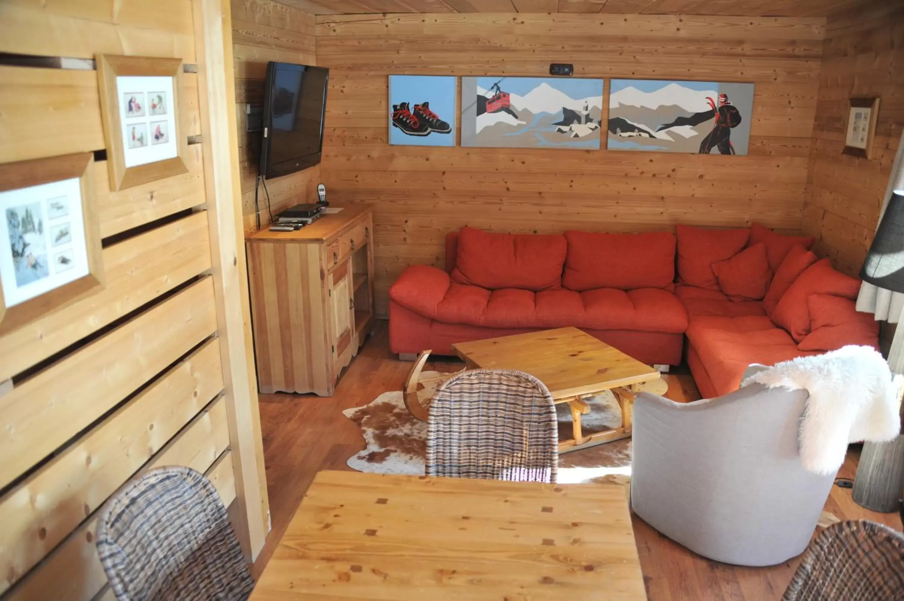 Seating Area in Hôtel Chalet Alpage