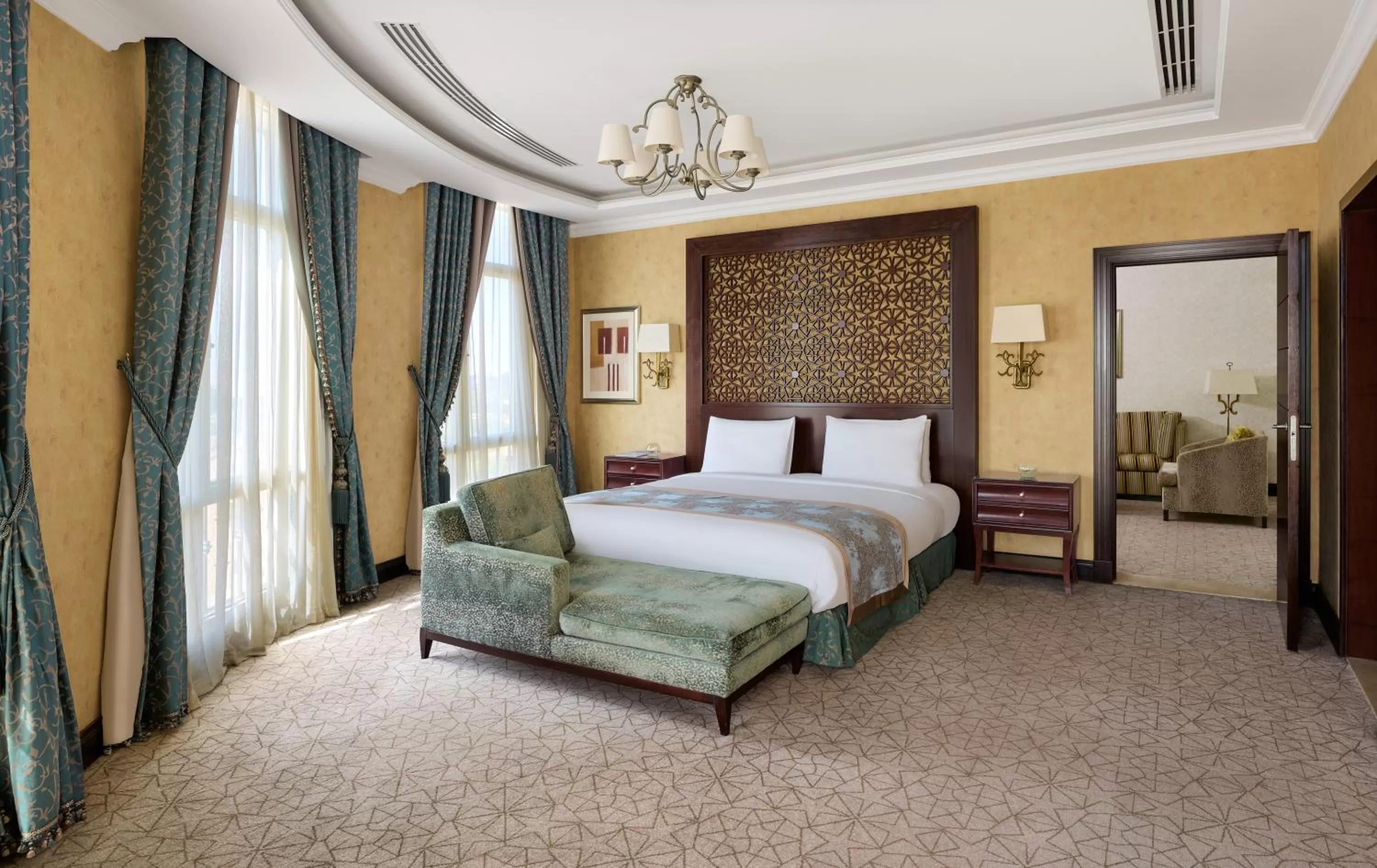 Bed in Royal Maxim Palace Kempinski Cairo