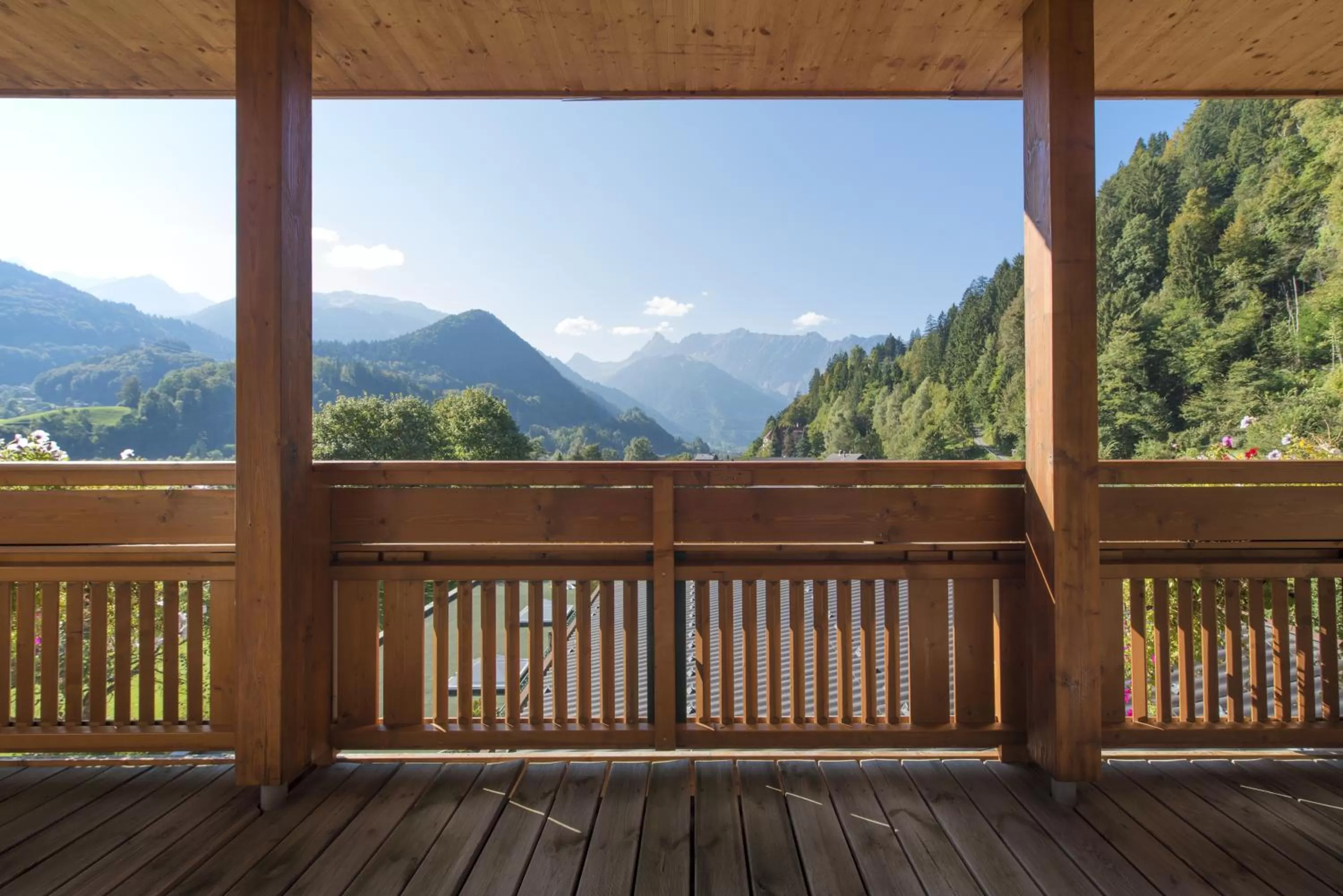 View (from property/room) in Hotel Vitalquelle Montafon