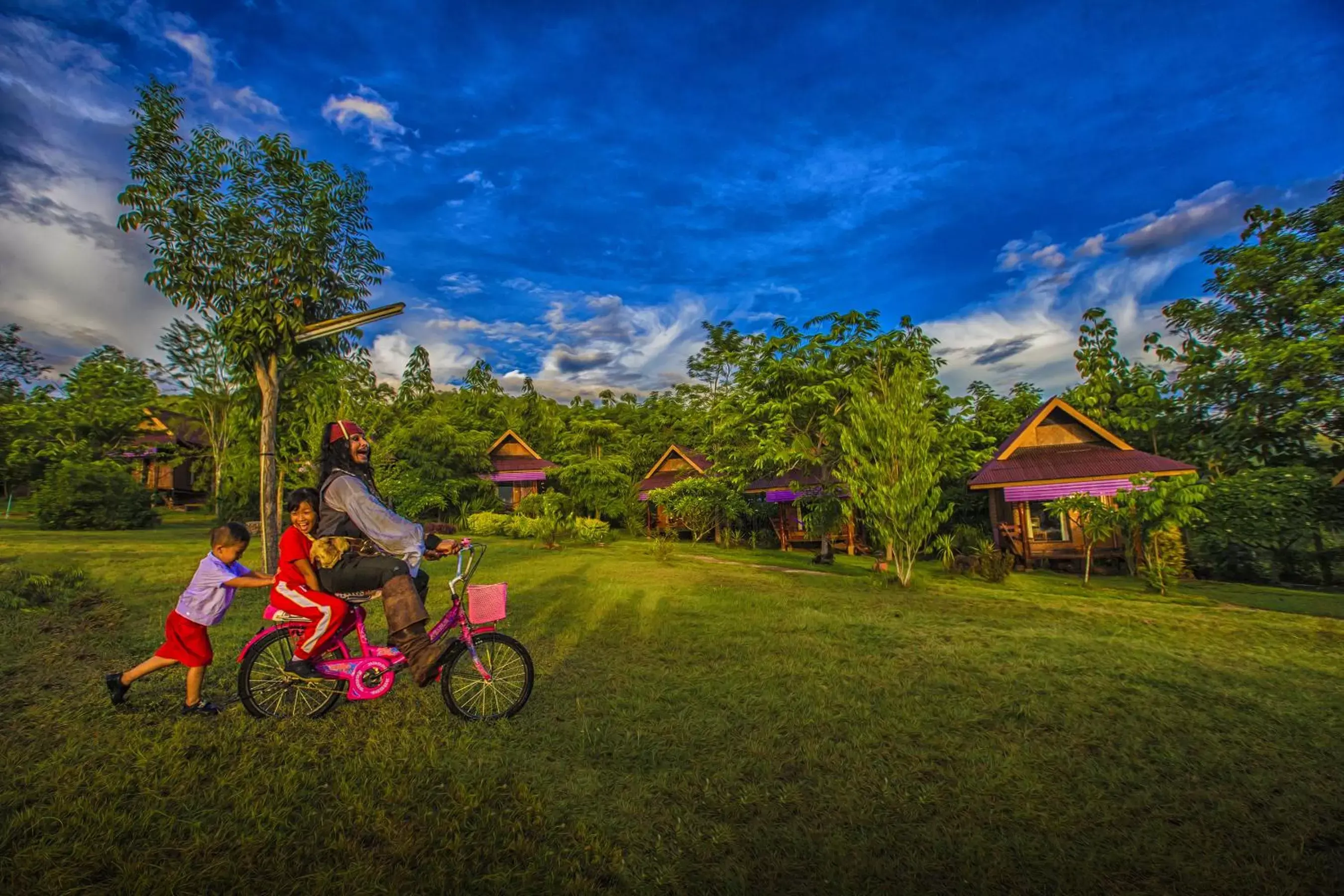 Garden in Romantic Time Mountain Resort