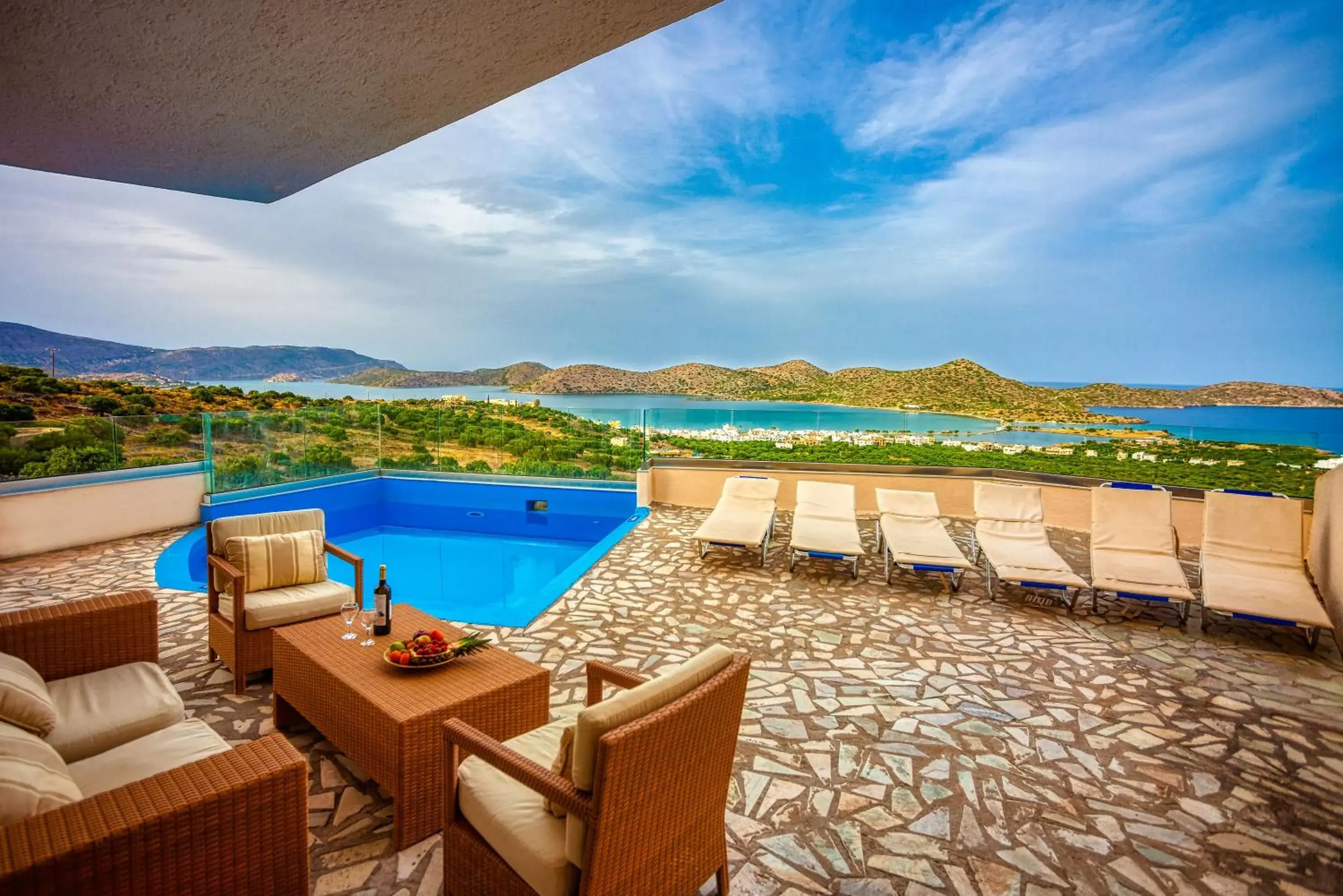 View (from property/room), Swimming Pool in Elounda Water Park Residence Hotel