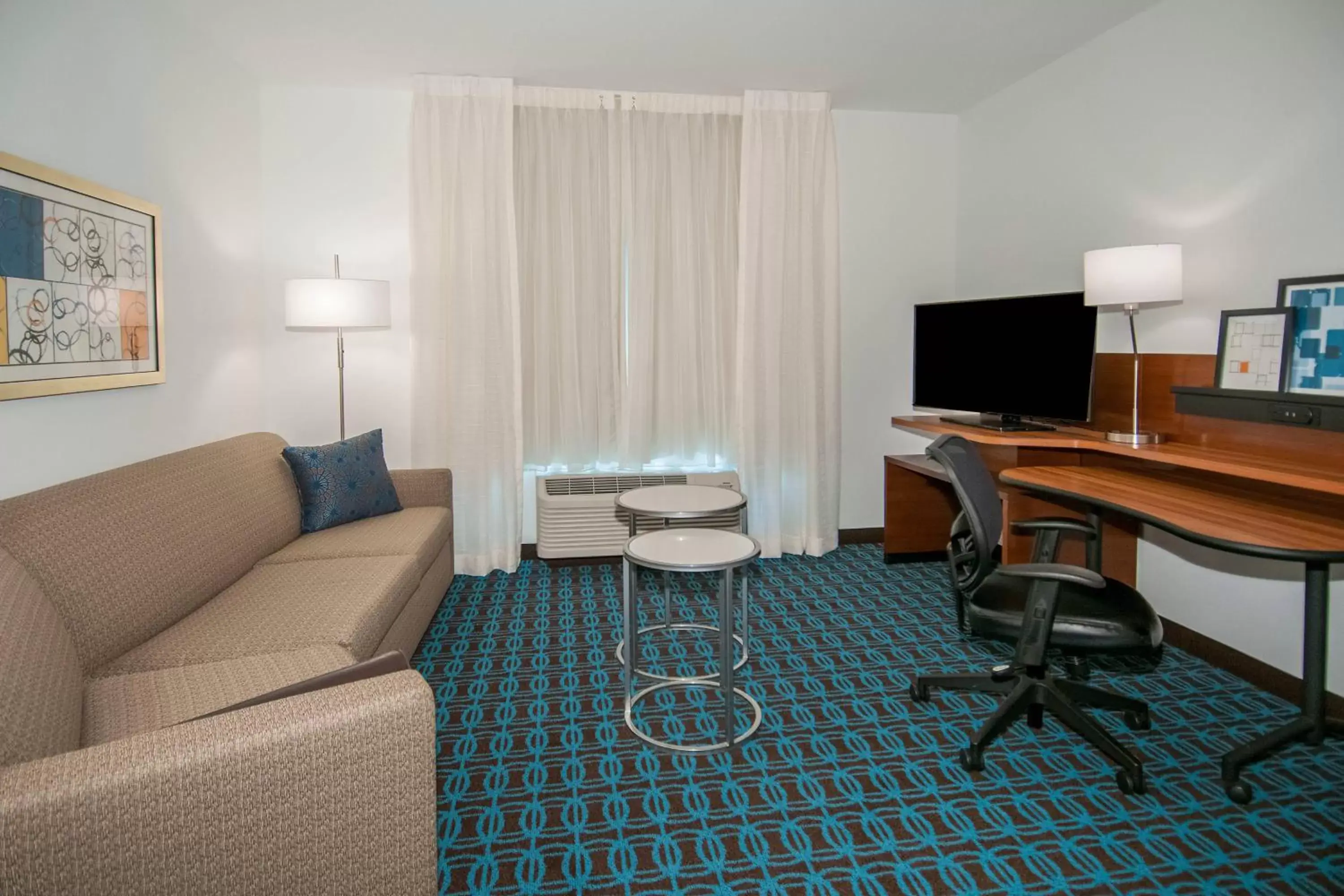 Living room, Seating Area in Fairfield Inn & Suites by Marriott LaPlace