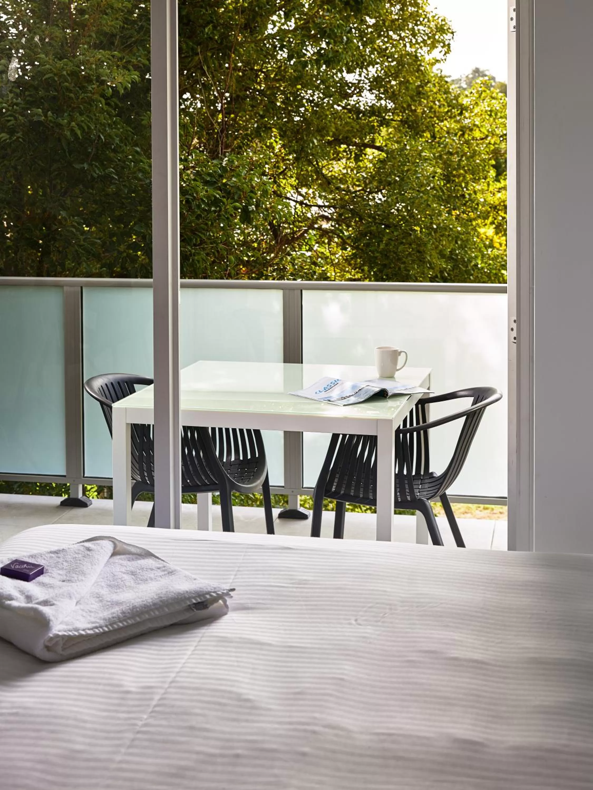 Patio in East Maitland Executive Apartments