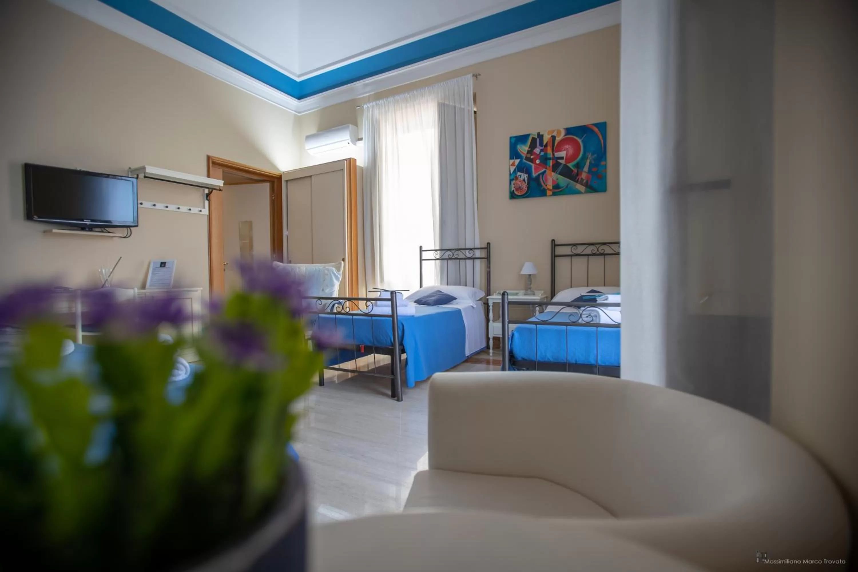 Decorative detail, Seating Area in Sicily Luxury B&B