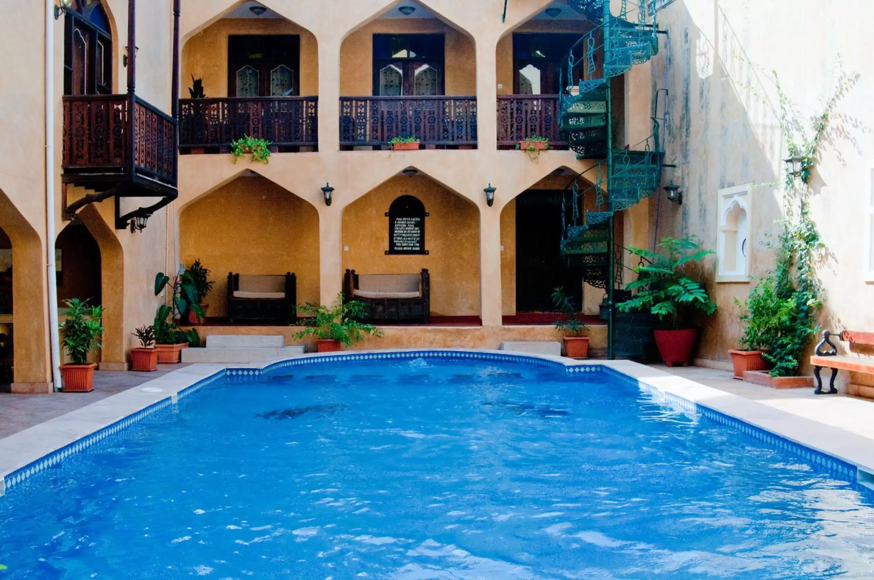 Swimming Pool in Mizingani Seafront Hotel