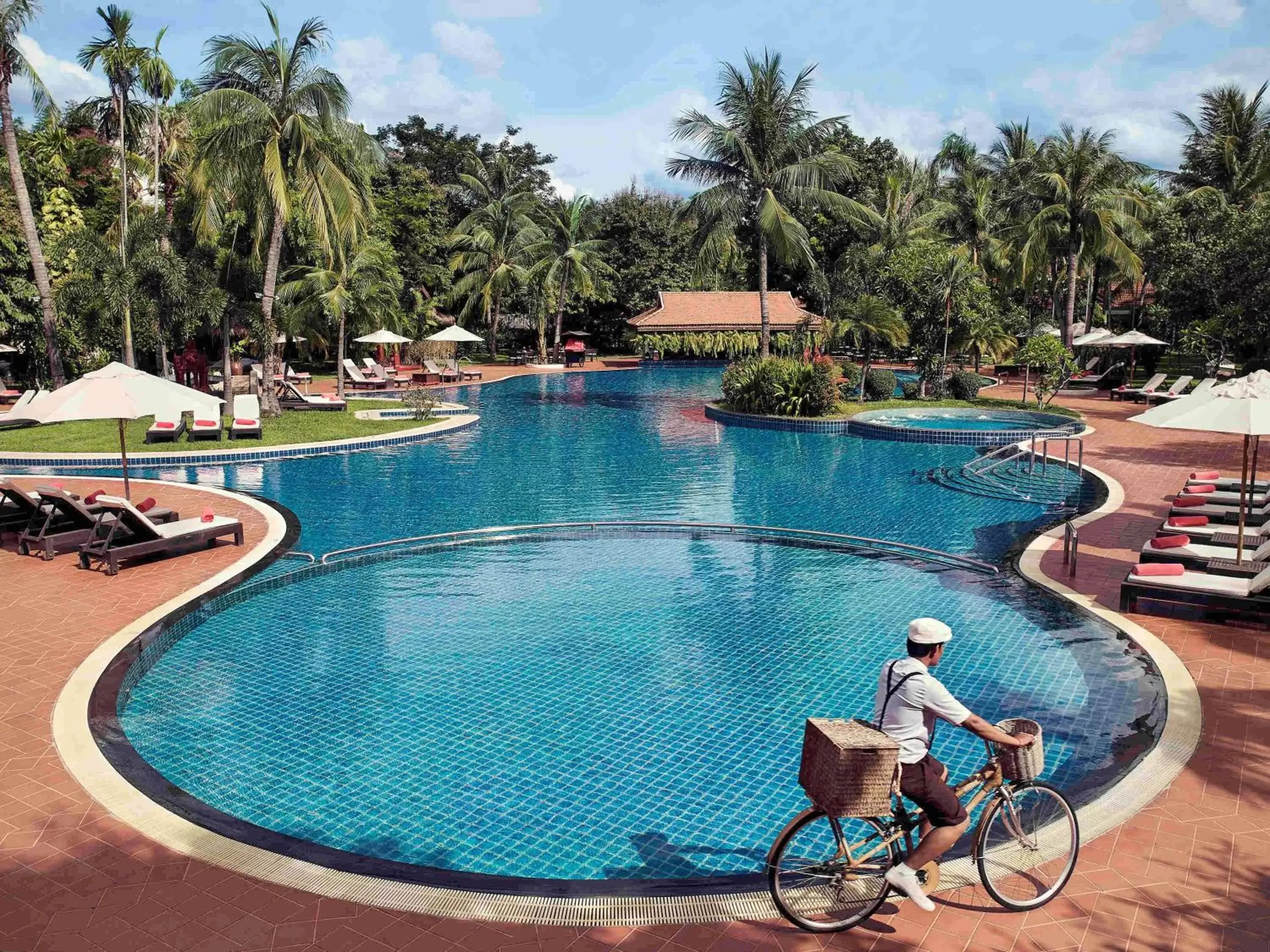 Property building, Swimming Pool in Sofitel Angkor Phokeethra Golf & Spa Resort