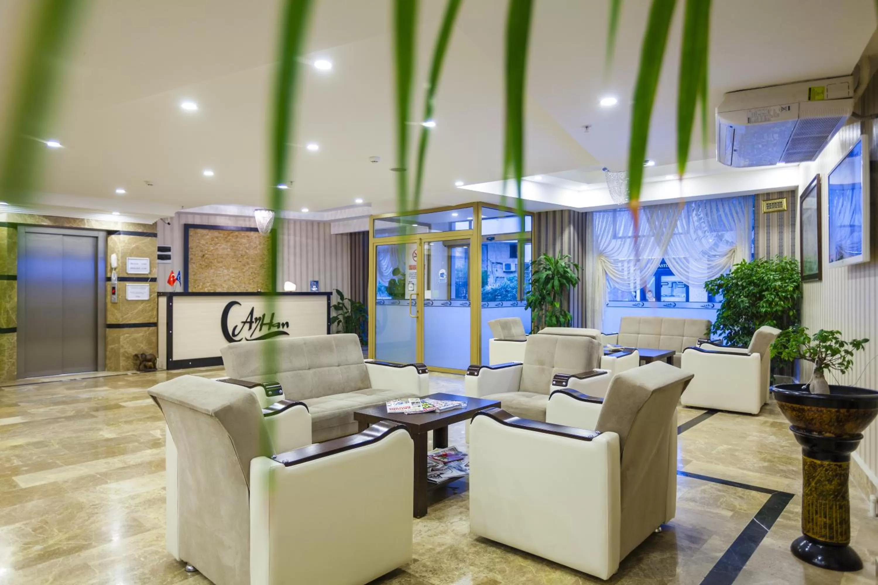 Lobby or reception in Ayhan Hotel
