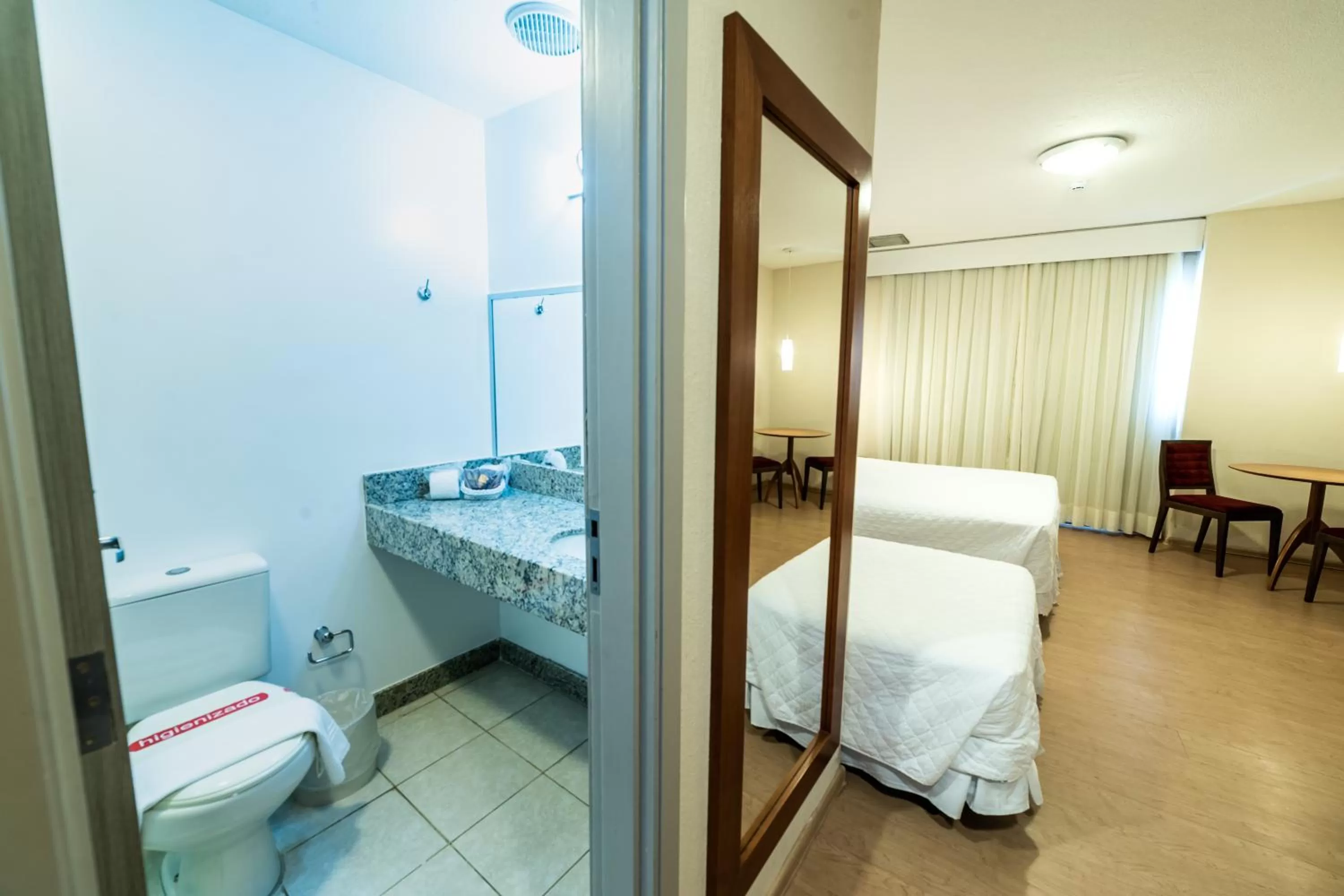 Bedroom, Bed in Hotel Praia Centro