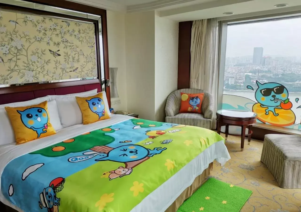 Bedroom, Bed in Shangri-La Guangzhou