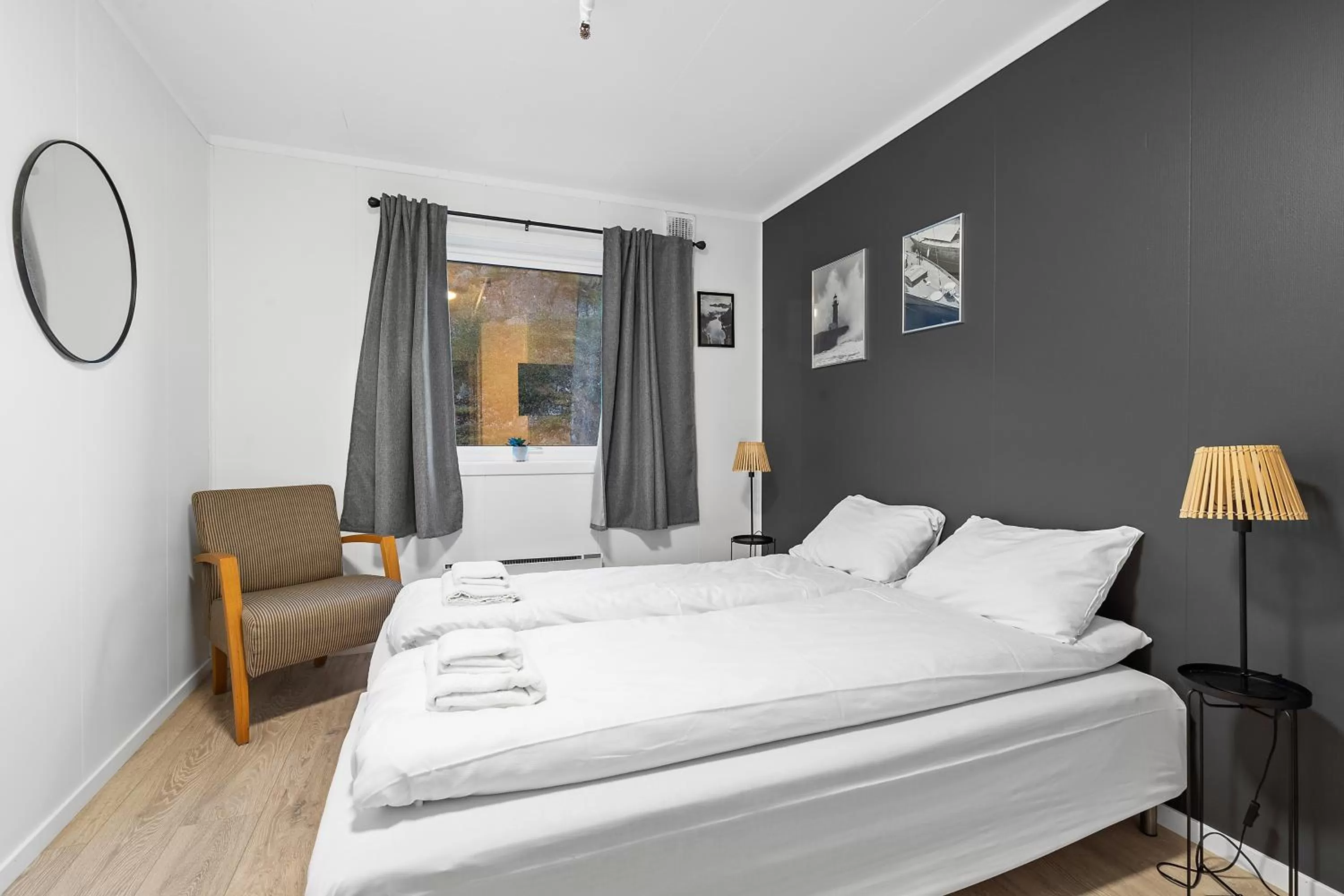 Bed in Marina Hotel Lofoten