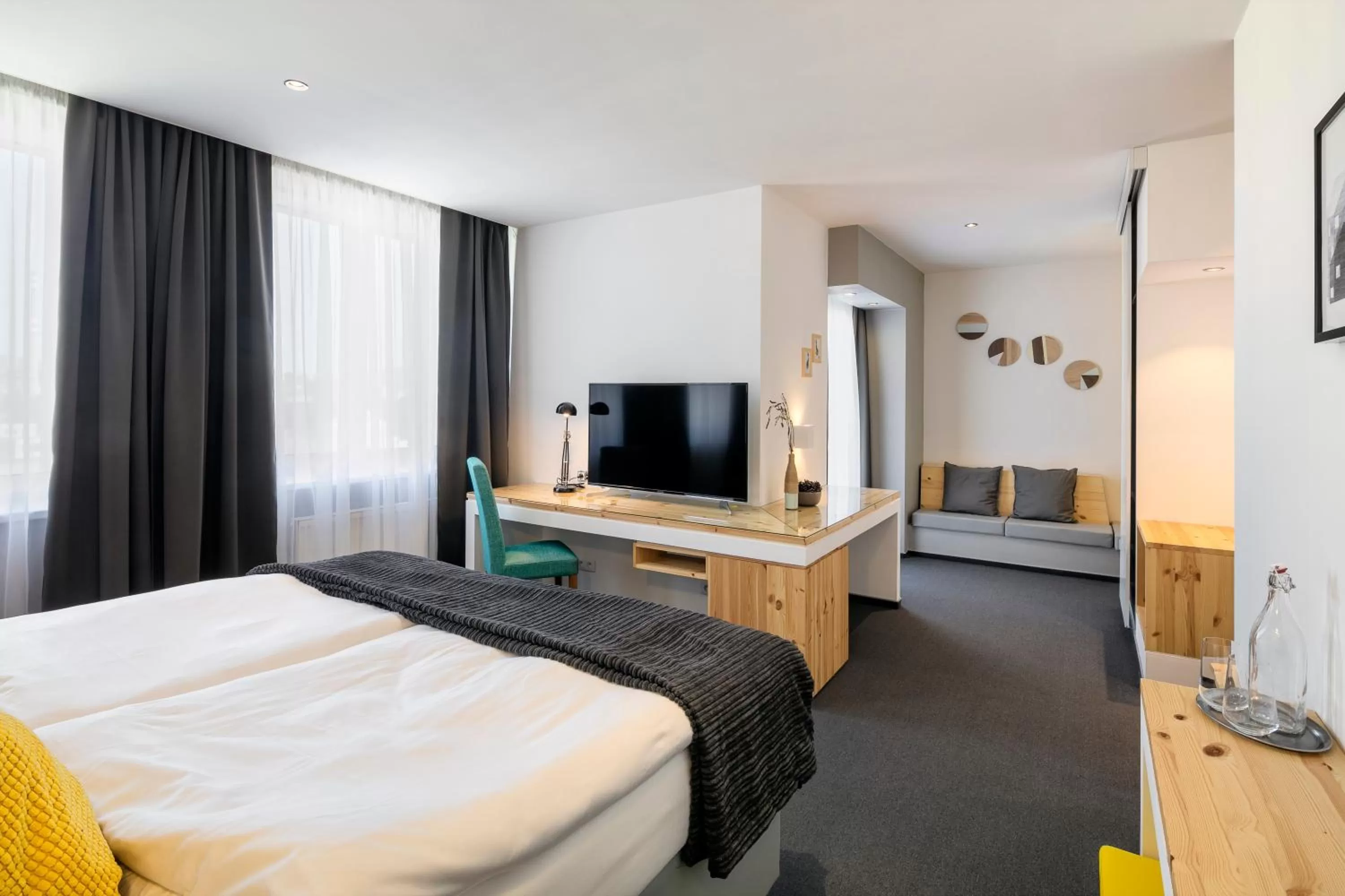 Bedroom, Bed in Pytloun Imperial Design Suites