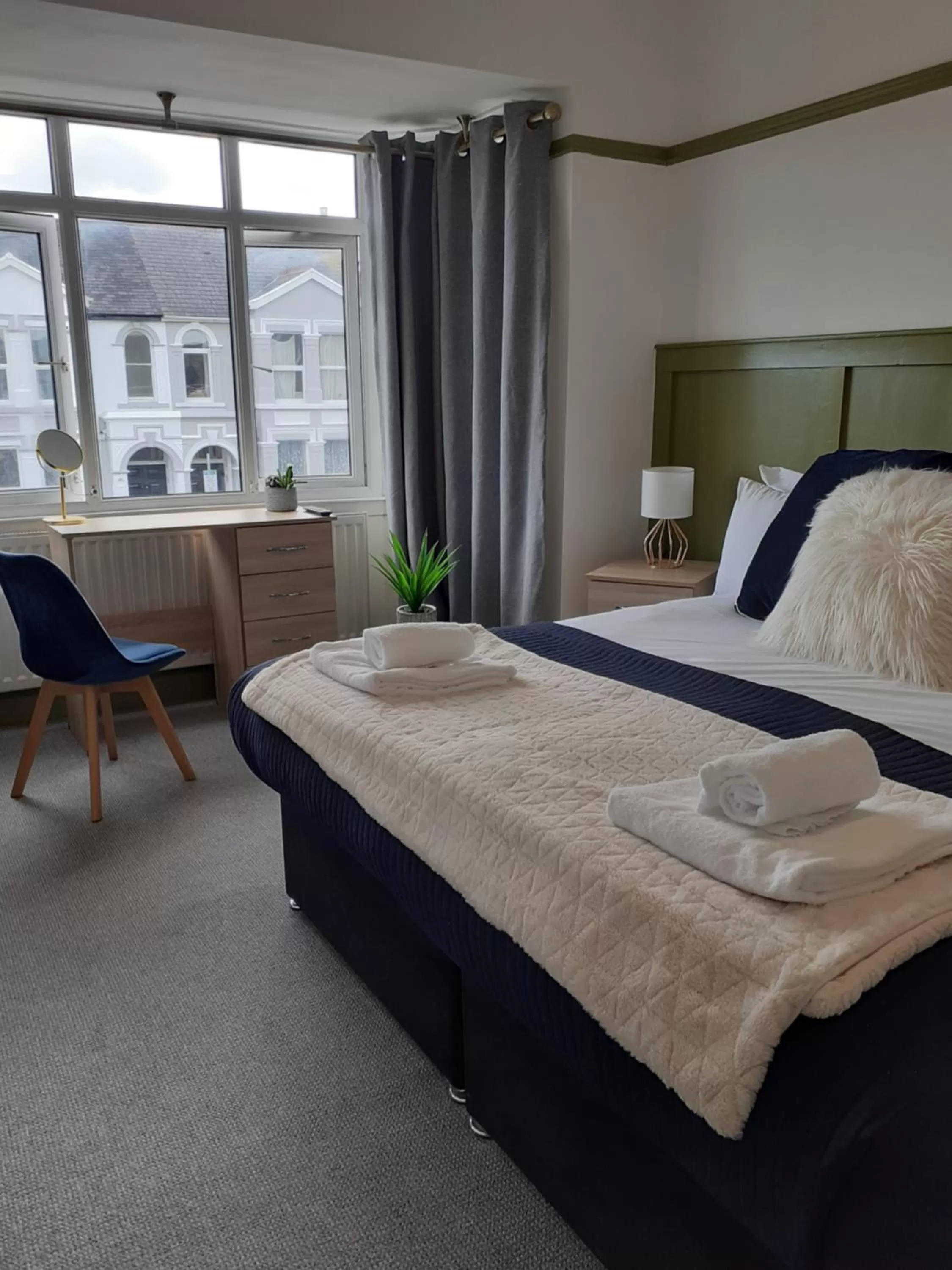 Bed in The Angharad Hotel and Restaurant