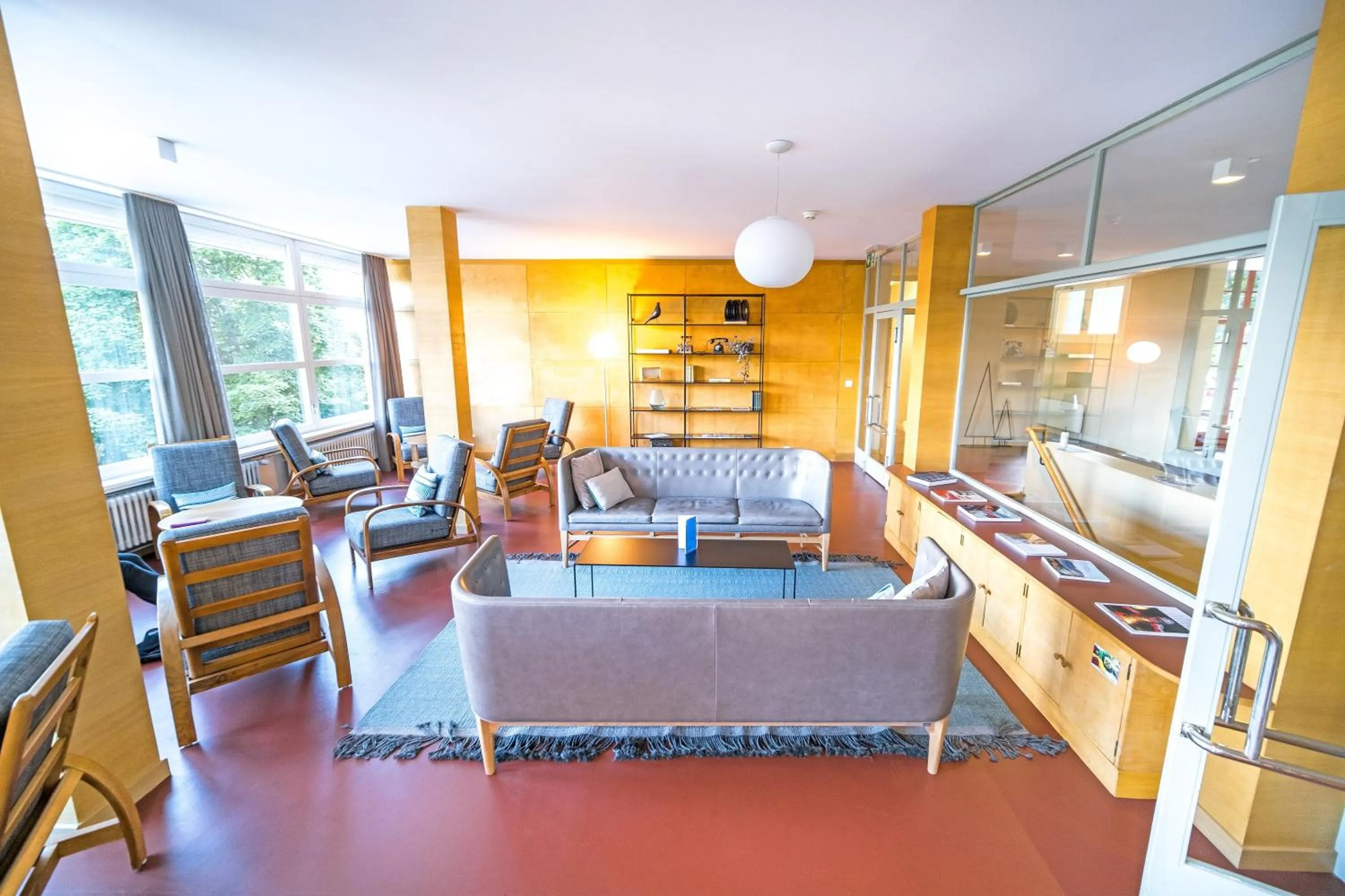 Lobby or reception in Crans-Montana Youth Hostel