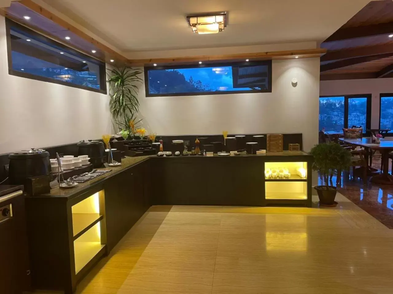 Food and drinks, Kitchen/Kitchenette in Denzong Regency- Luxury Mountain Retreat Spa & Casino