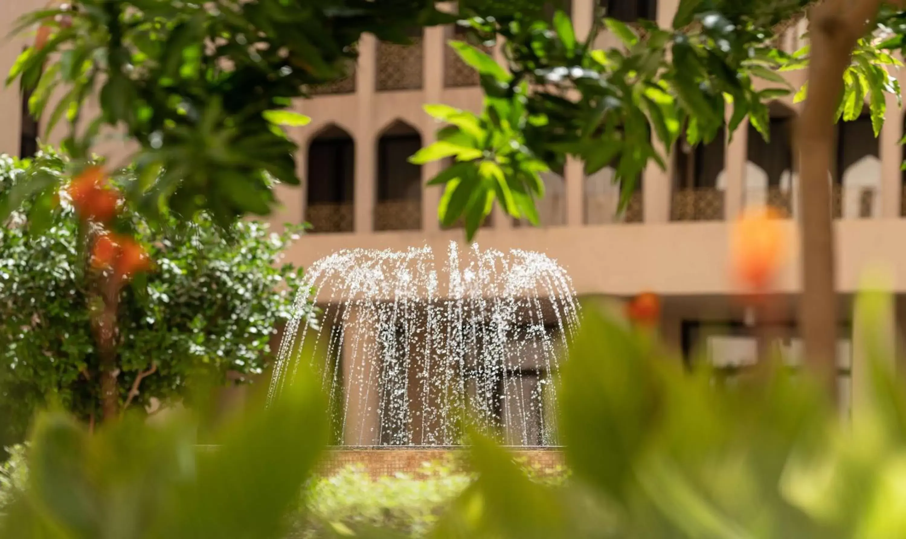 Patio in Radisson Blu Hotel N'Djamena