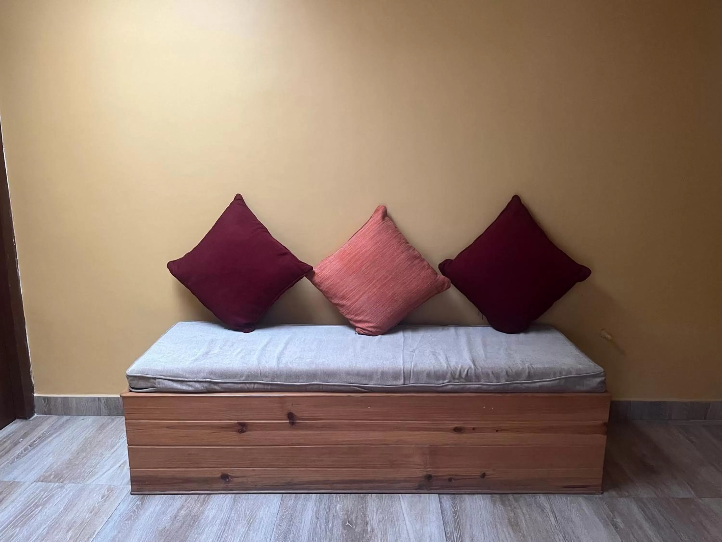 Bed in The North Face Inn