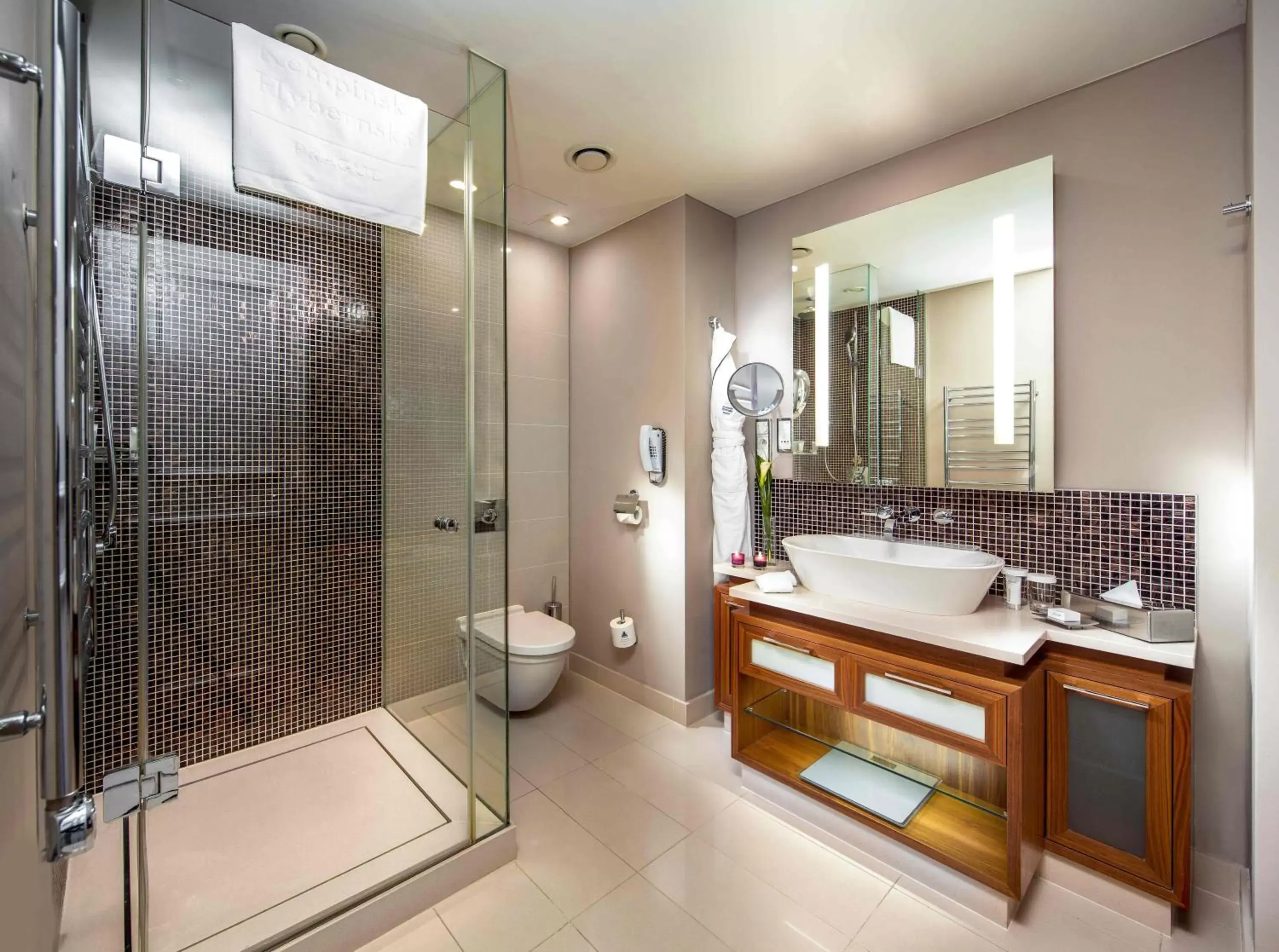 Shower, Bathroom in The Grand Mark Prague - The Leading Hotels of the World