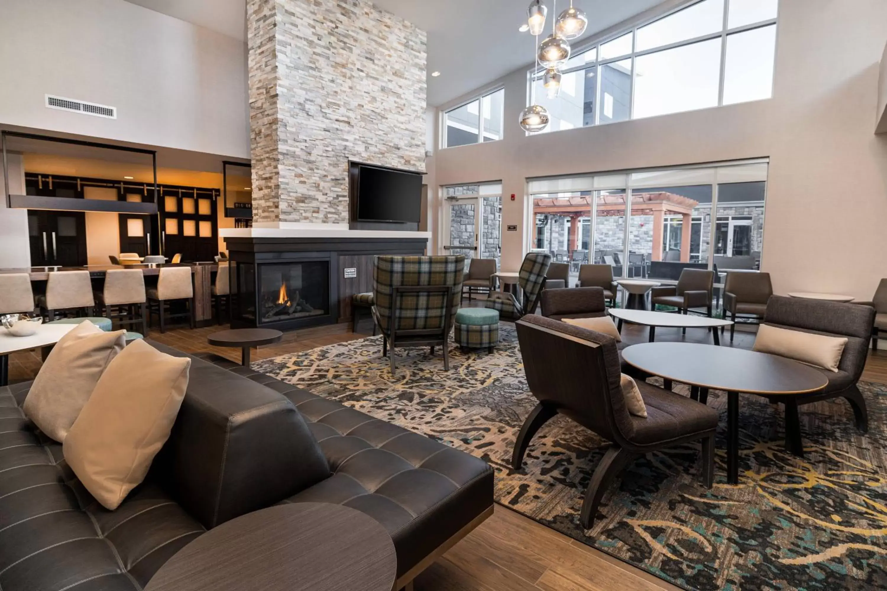 Lobby or reception, Lounge/Bar in Residence Inn by Marriott Loma Linda Redlands