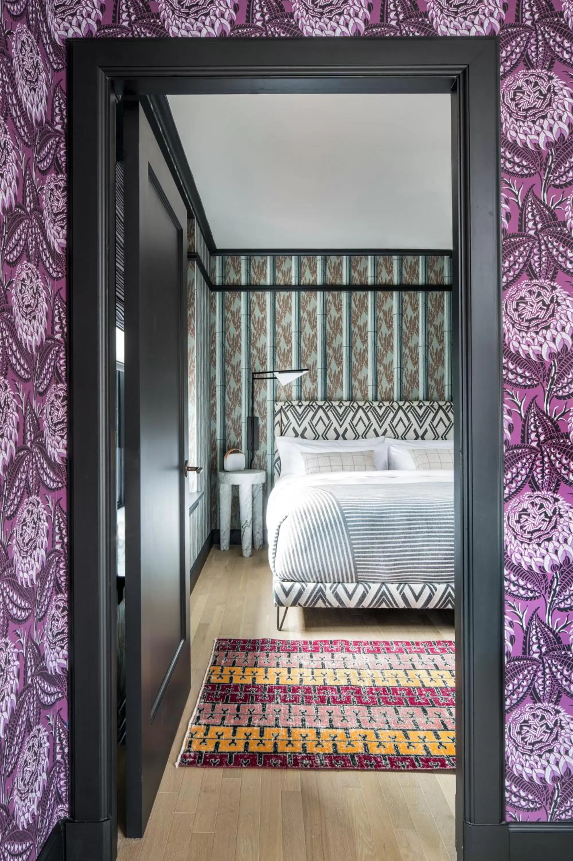 Bed in San Francisco Proper Hotel, a Member of Design Hotels