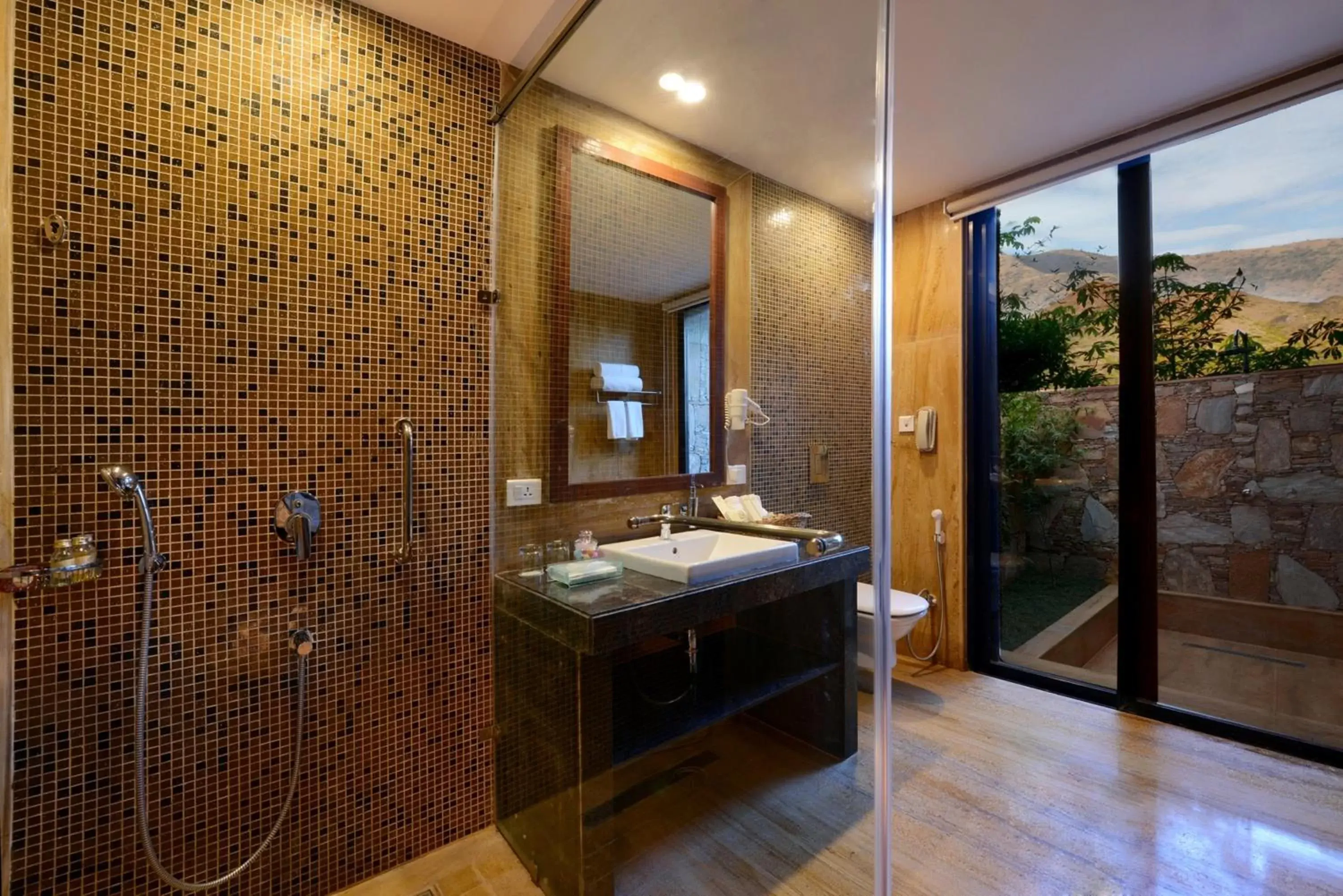 Bathroom in The Ananta Udaipur Resort & Spa