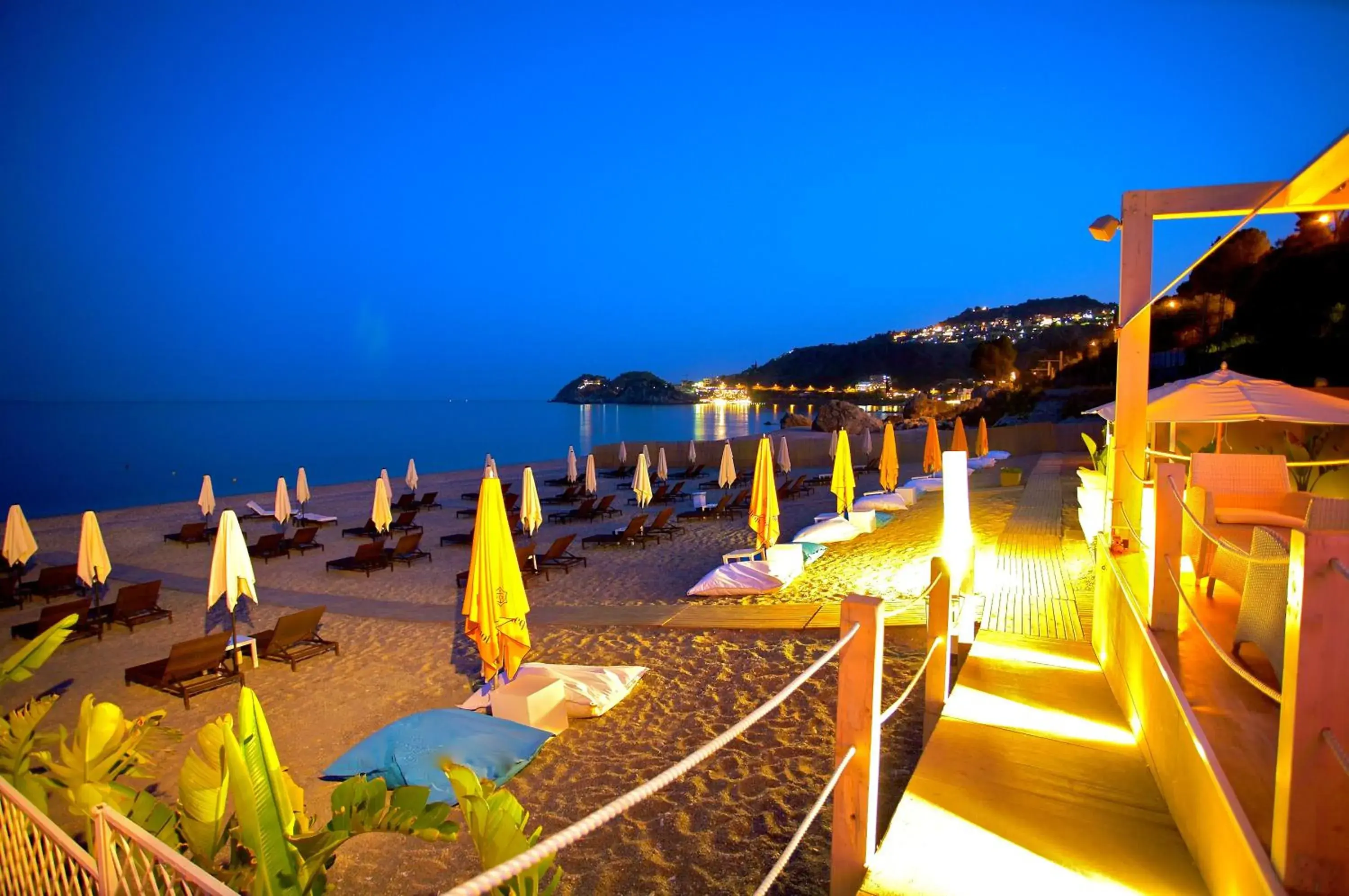 Night, Beach in Hotel Caparena