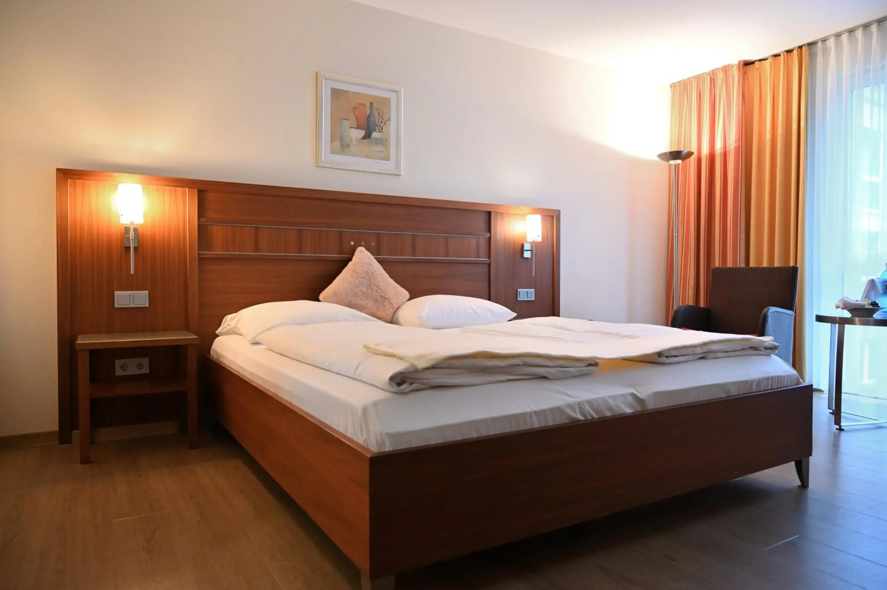 Bedroom, Bed in Landhotel Krummenweg