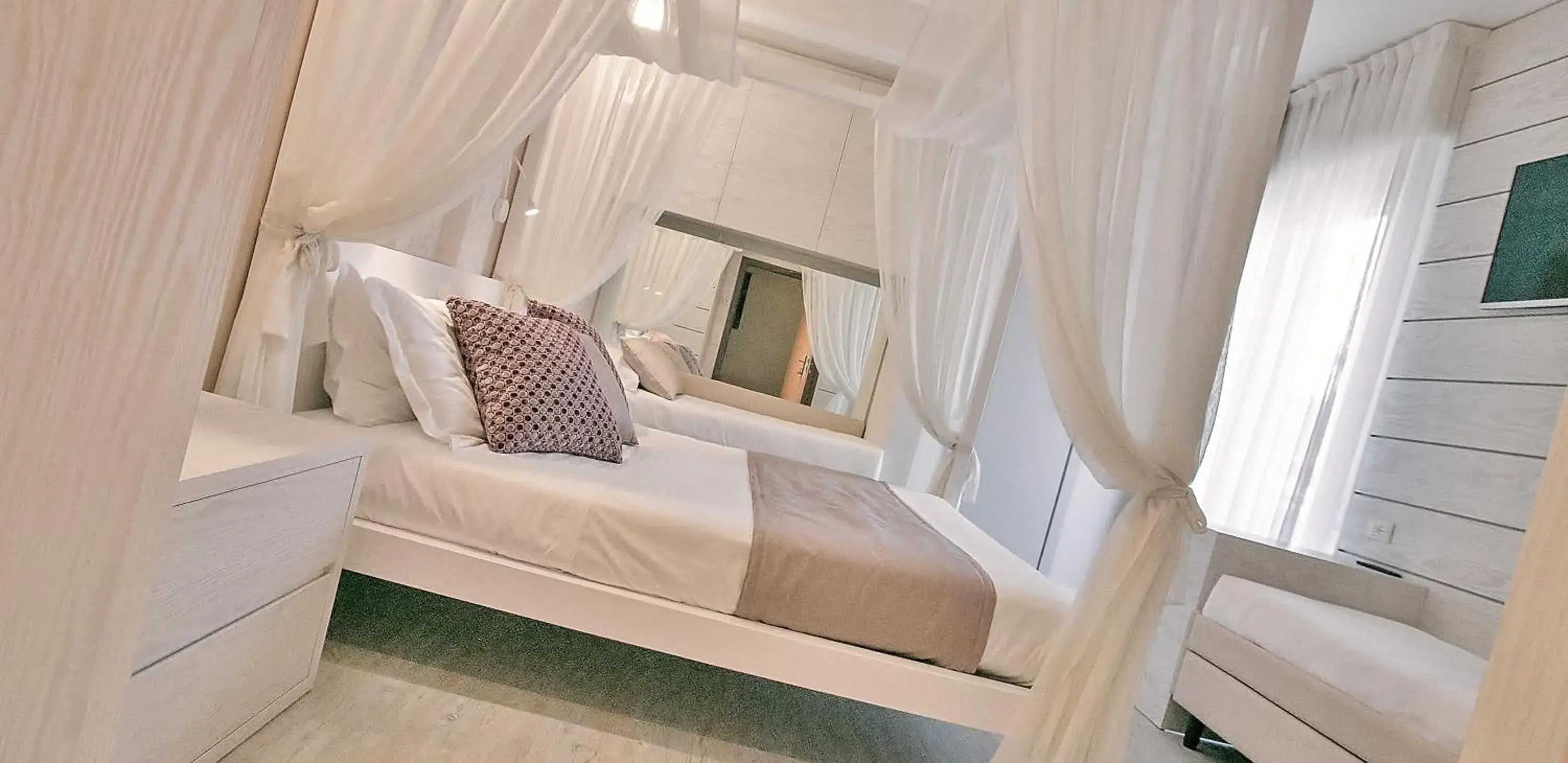 Bed in Hotel Villa Paola