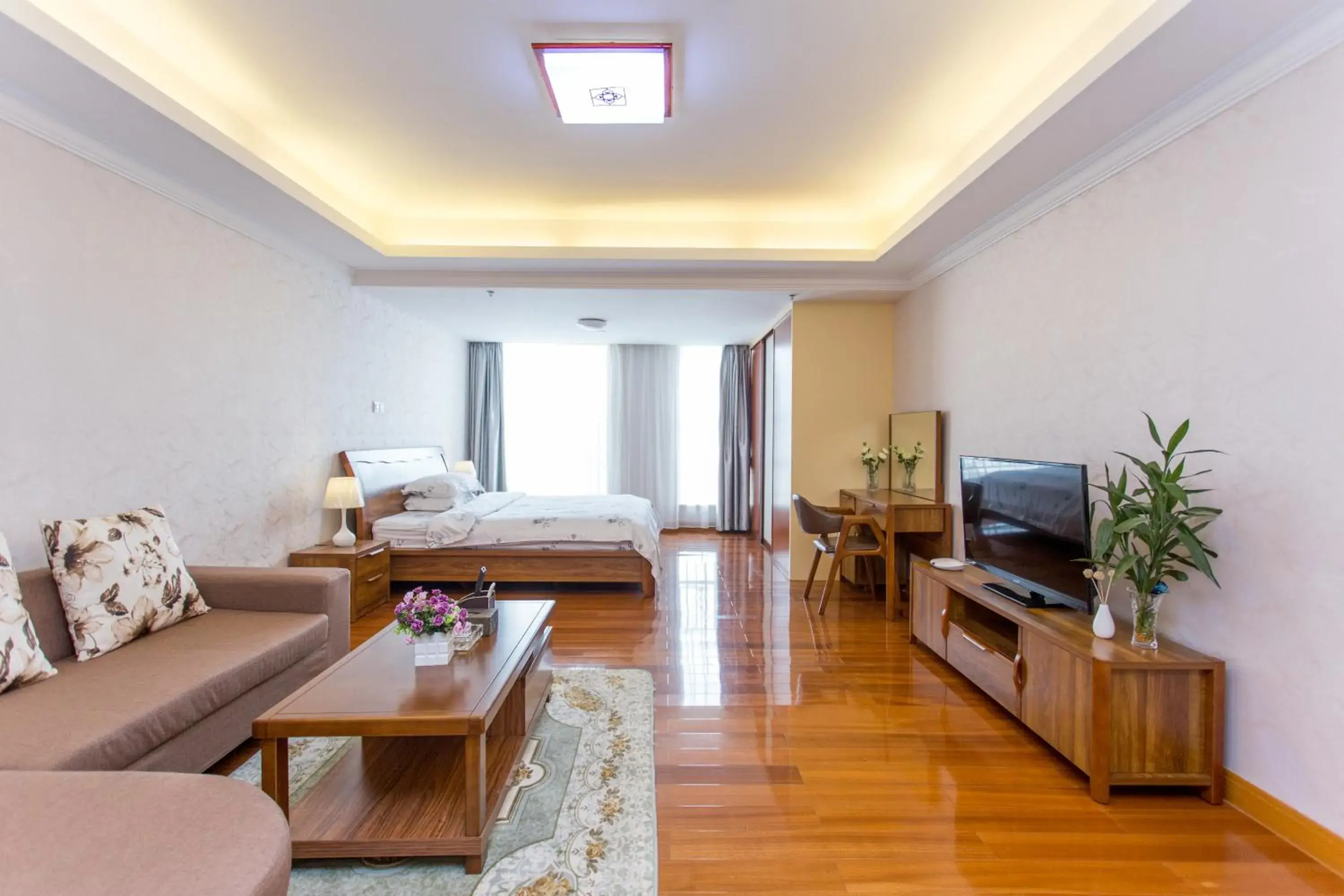 Living room, Room Photo in Guangzhou Manhattan International Apartment Zhengjia Branch