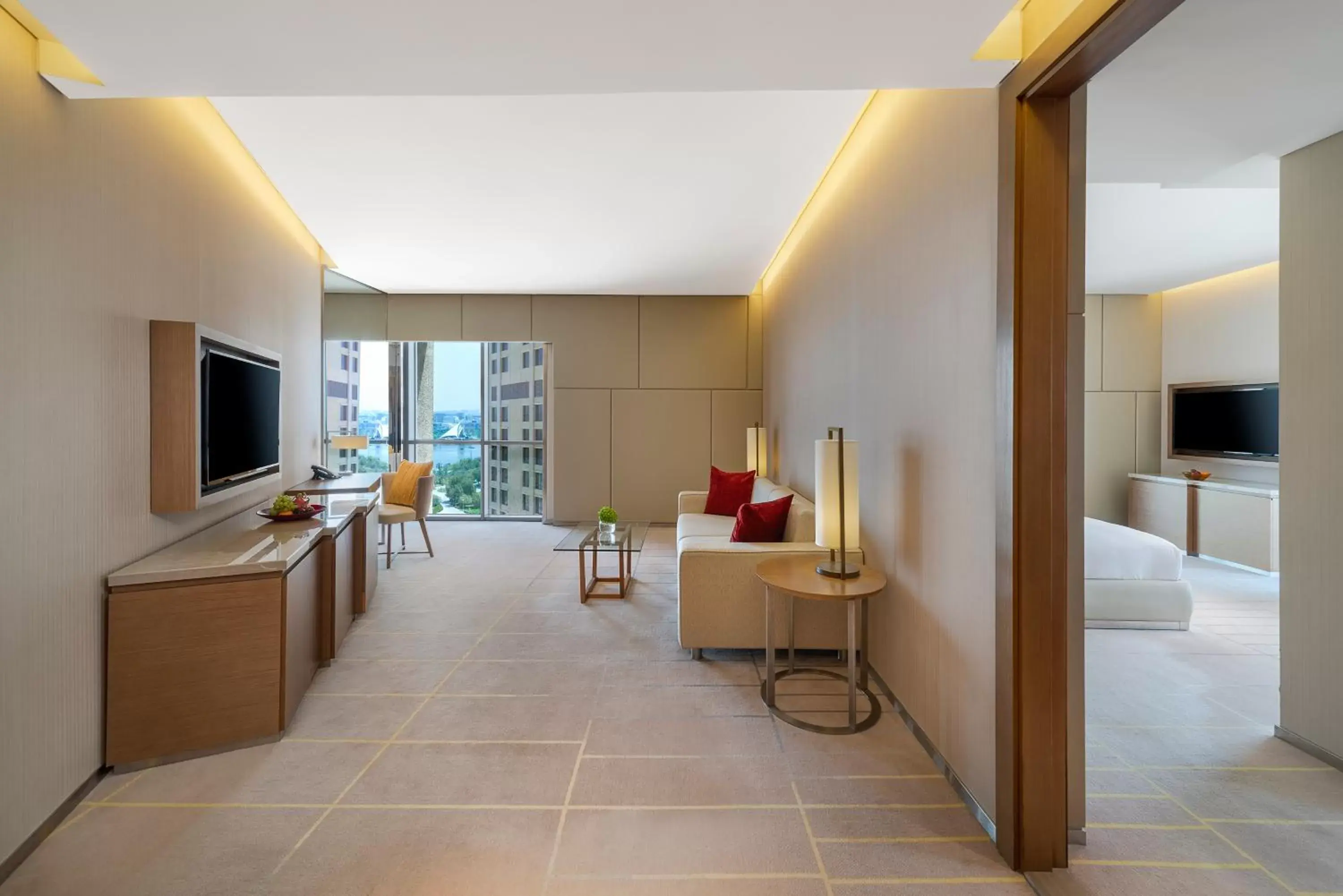 Living room in Hyatt Regency Dubai Creek Heights